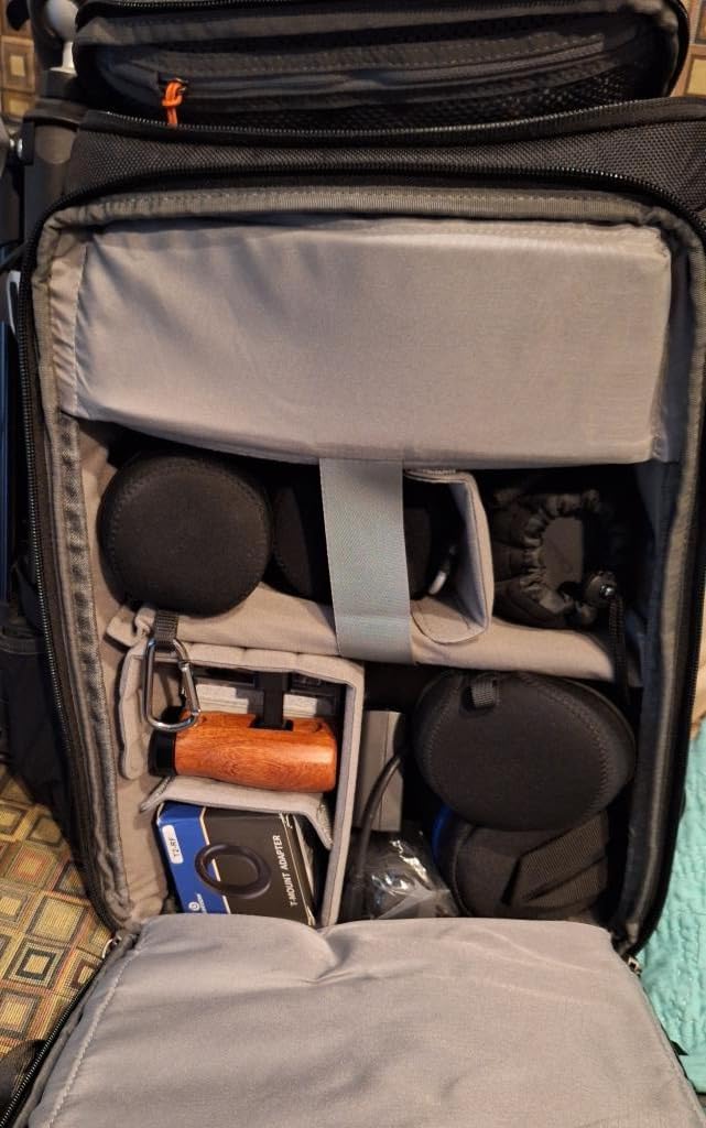 K&F CONCEPT Camera Backpack, 22L Expandable Camera Bag with Rain Cover | with Tripod Holder & 15.6in Laptop Compartment, Quick Access & Water Resistant for Canon/Nikon/Sony/DJI/DSLR Mirrorless, B06 customer photo 2
