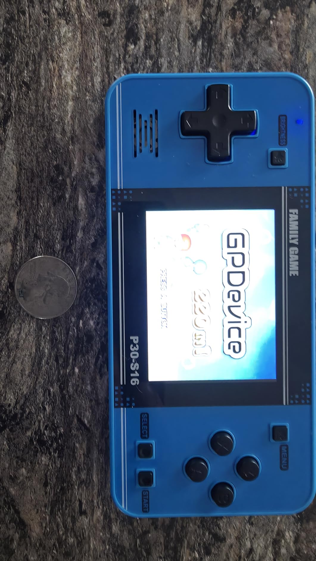 Handheld Game for Kids - Preloaded 220 Retro Video Games, Portable Gaming Player with Rechargeable Battery 3.0