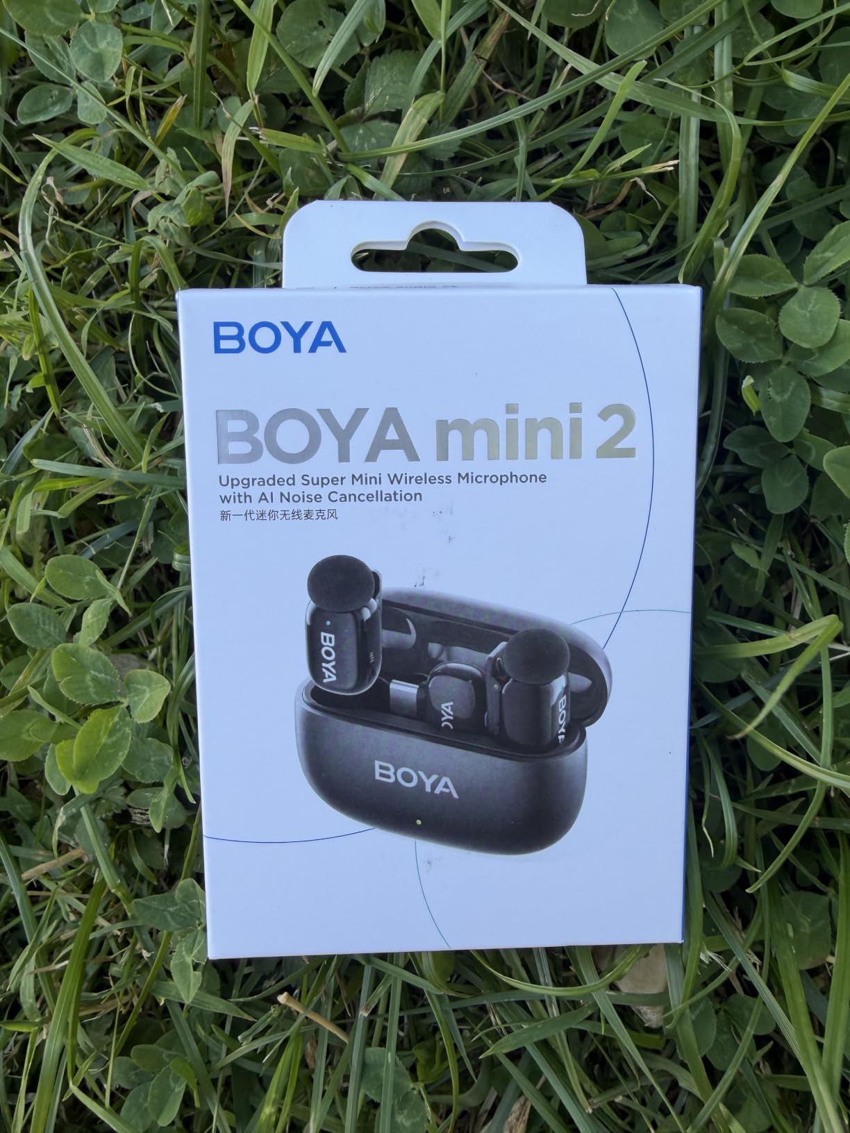 BOYA mini 2 Wireless Lavalier Microphones for iPhone 15/16/17 & Android, AI Noise Cancellation, App Control, 30H Battery Life with Charging Case, Lapel Microphone Wireless for Video Recording Vlogging customer photo 2