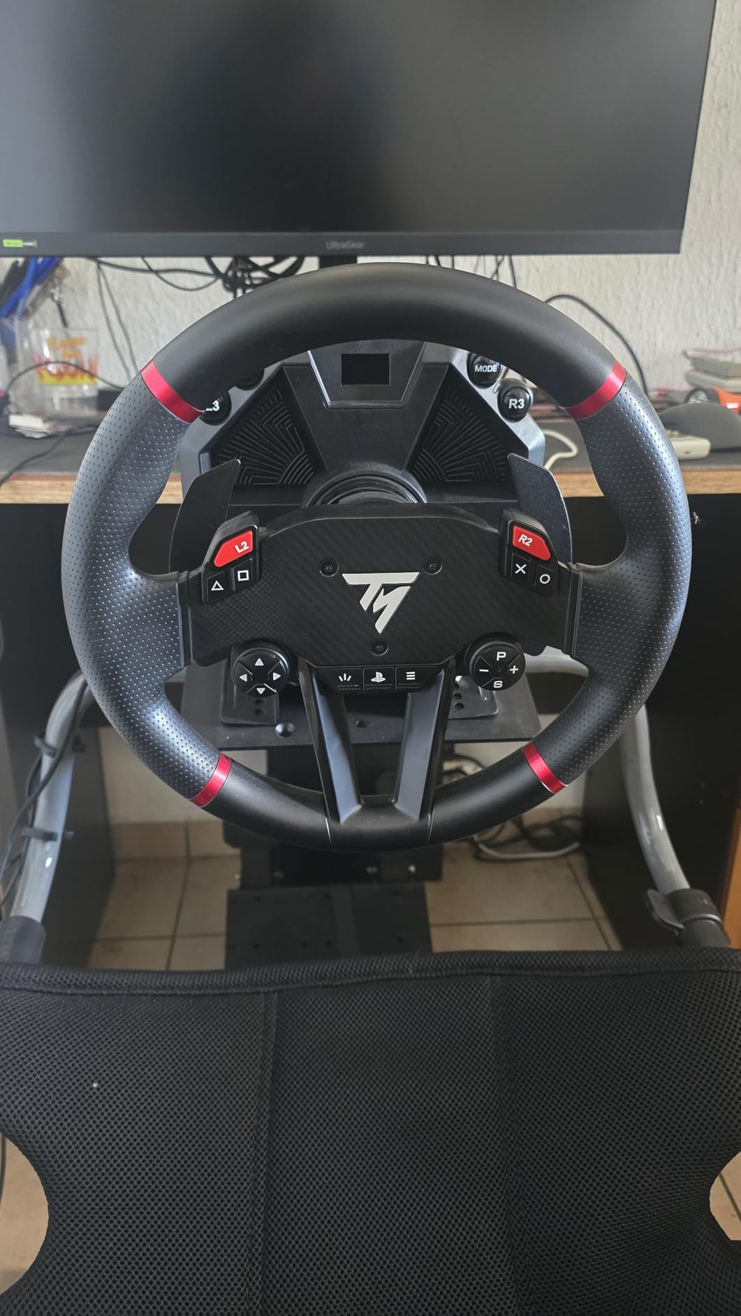 Thrustmaster T598 Direct Drive Racing Wheel & Pedal Set - PS5 & PC | 5 Nm Force Feedback wheel base for expert Simracing, swappable wheel, multifunctional encoder customer photo 1
