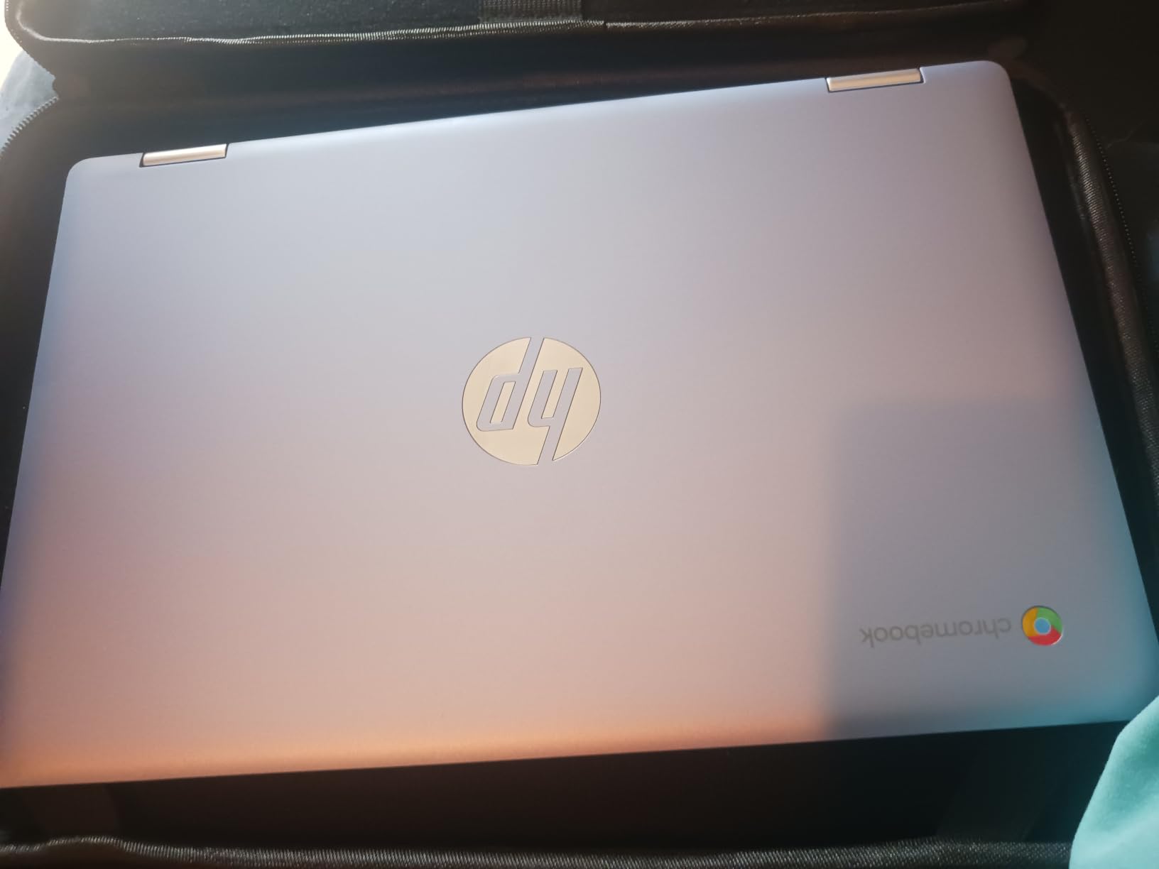 HP Chromebook x360 14 inch FHD IPS Touch 2-in-1 Laptop, Intel Processor N100, 4GB RAM, 64GB eMMC, Chrome OS, Sky Blue, 14b-cd0130wm customer photo 2