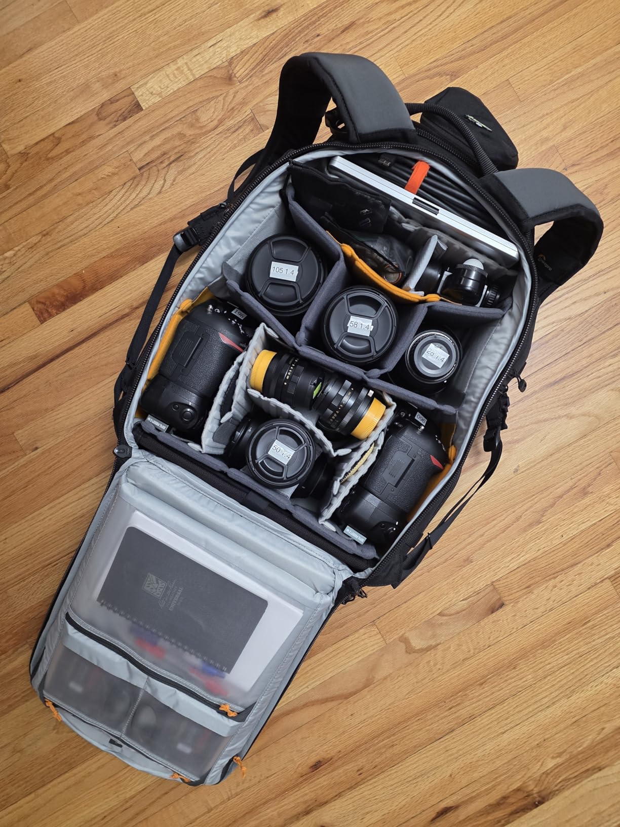 Lowepro ProTactic BP 450 AW III Camera Backpack, 4-point Access, Professional Camera Bag, DSLR/Drones/Mirrorless, Up to 16
