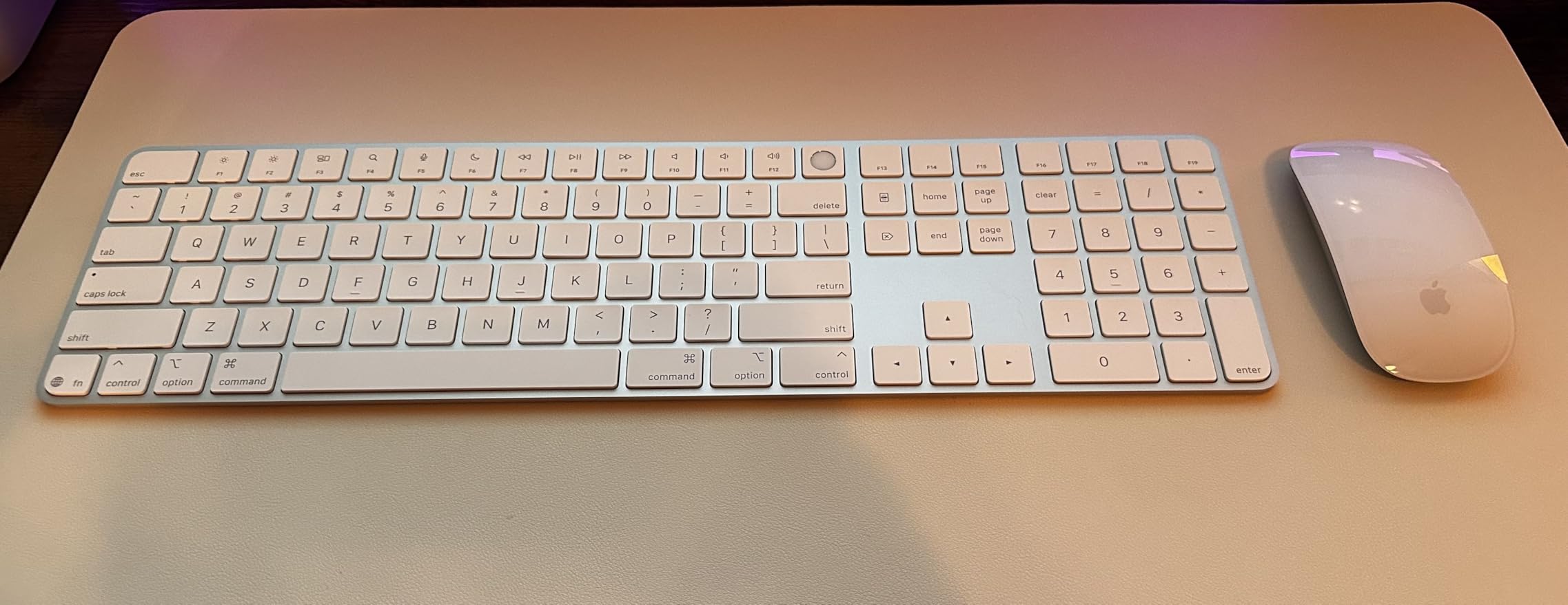 Magic Keyboard with Touch ID and Numeric Keypad for Mac Models with Apple Silicon - US English - White Keys customer photo 1