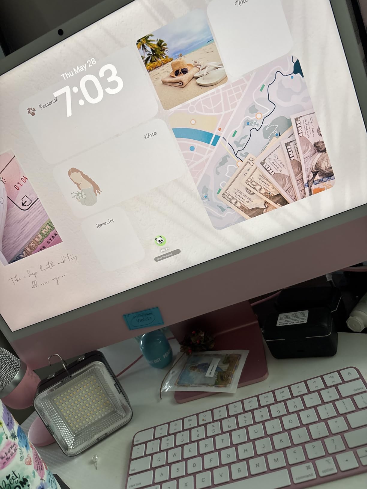 Apple 2024 iMac All-in-One Desktop Computer with M4 chip with 8-core CPU and 8-core GPU: Built for Apple Intelligence, 24-inch Retina Display, 16GB Unified Memory, 256GB SSD Storage; Silver customer photo 2