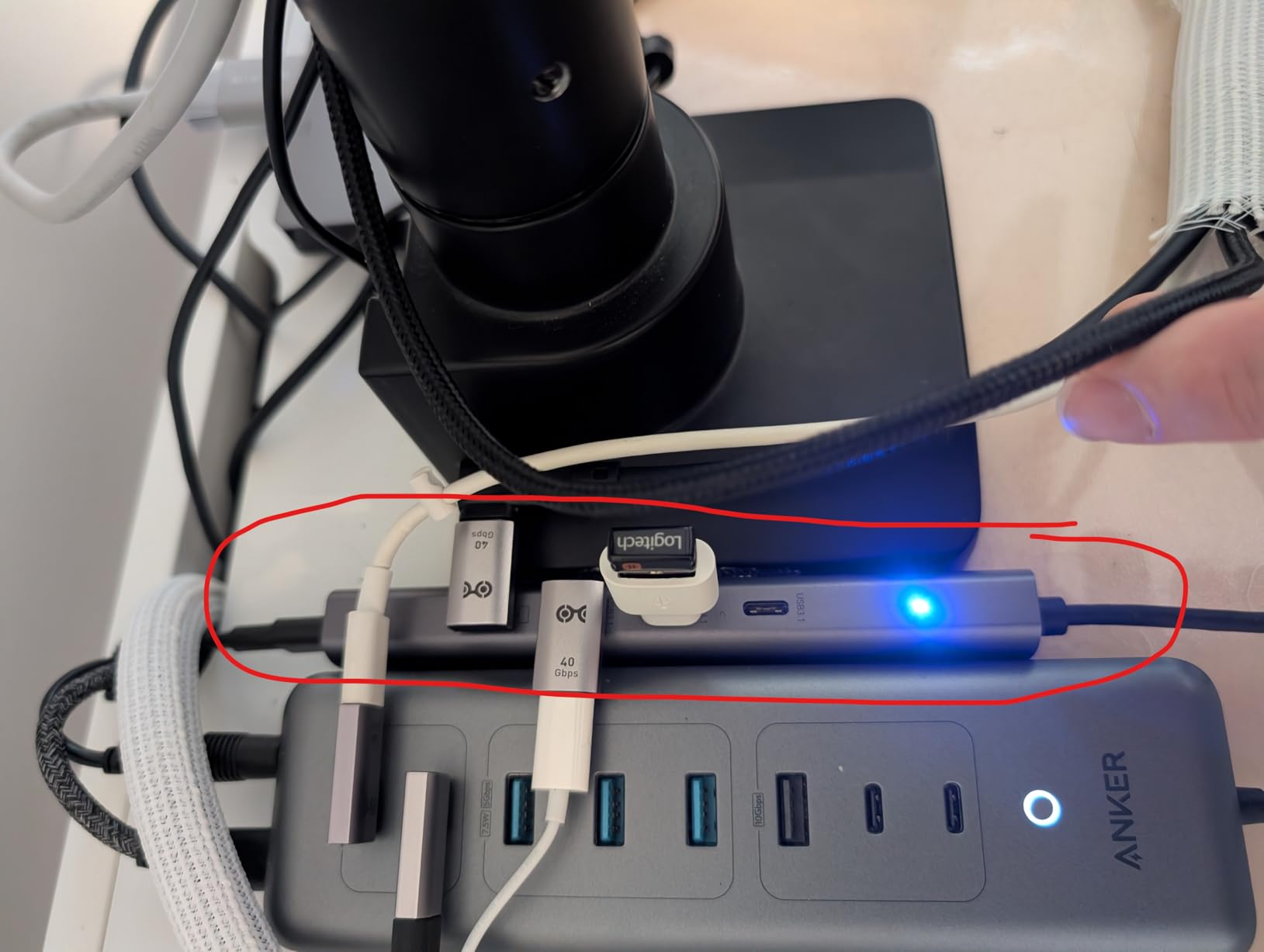 USB C Docking Station Dual DisplayPort, 8 in 1 USB Hub with 2 DP, HDMI, VGA, USB C 2.0, A 2.0, PD Charging Port, Multi Monitor Adapter for Dell/HP/Lenovo Laptops customer photo 1