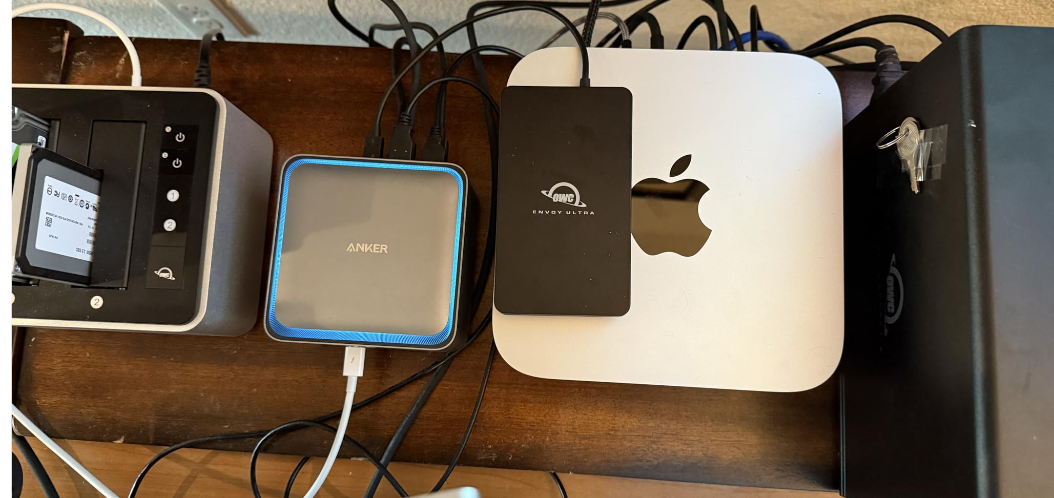 OWC Envoy Ultra 2TB Thunderbolt 5 Portable NVMe SSD Storage Solution | Over 6000MB/s - Compatible with Thunderbolt 4/3 and USB4 - Integrated Thunderbolt 5 Cable - Weatherproof IP67 Protection customer photo 1