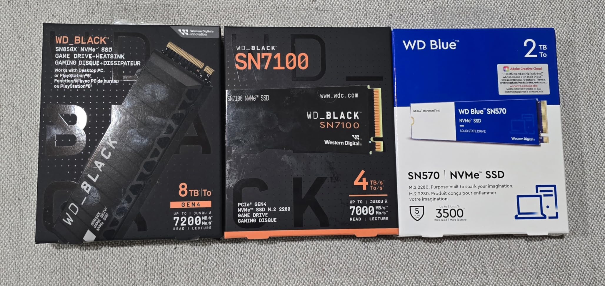 WD_Black SN7100 2TB NVMe SSD - Gen4 PCIe, M.2 2280, Up to 7,250 MB/s Read Speed, Up to 6,900 MB/s Write Speed, Next Gen TLC 3D NAND, for Laptops, Handheld Gaming Devices customer photo 1