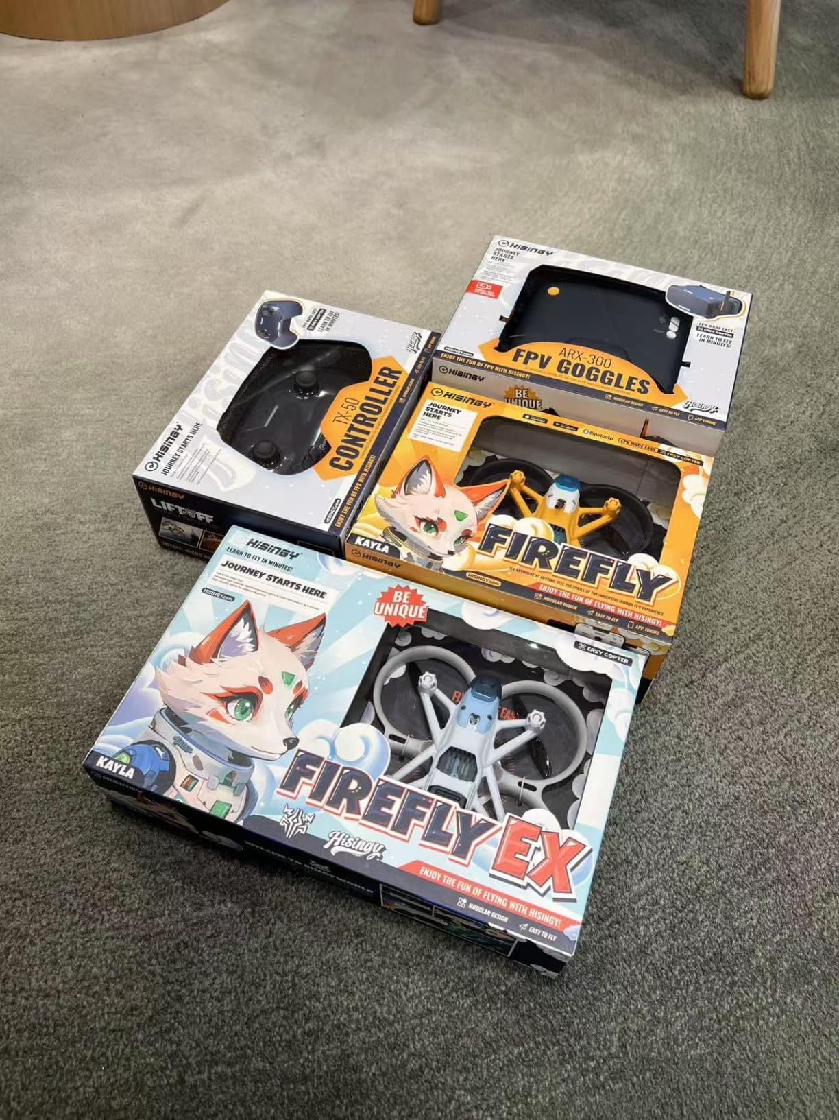 HISINGY Firefly FPV Drone Kit, FPV Drone for Kids and Beginners, Micro Drone with Camera, APP Control, Altitude Hold, Video Record and Download customer photo 1