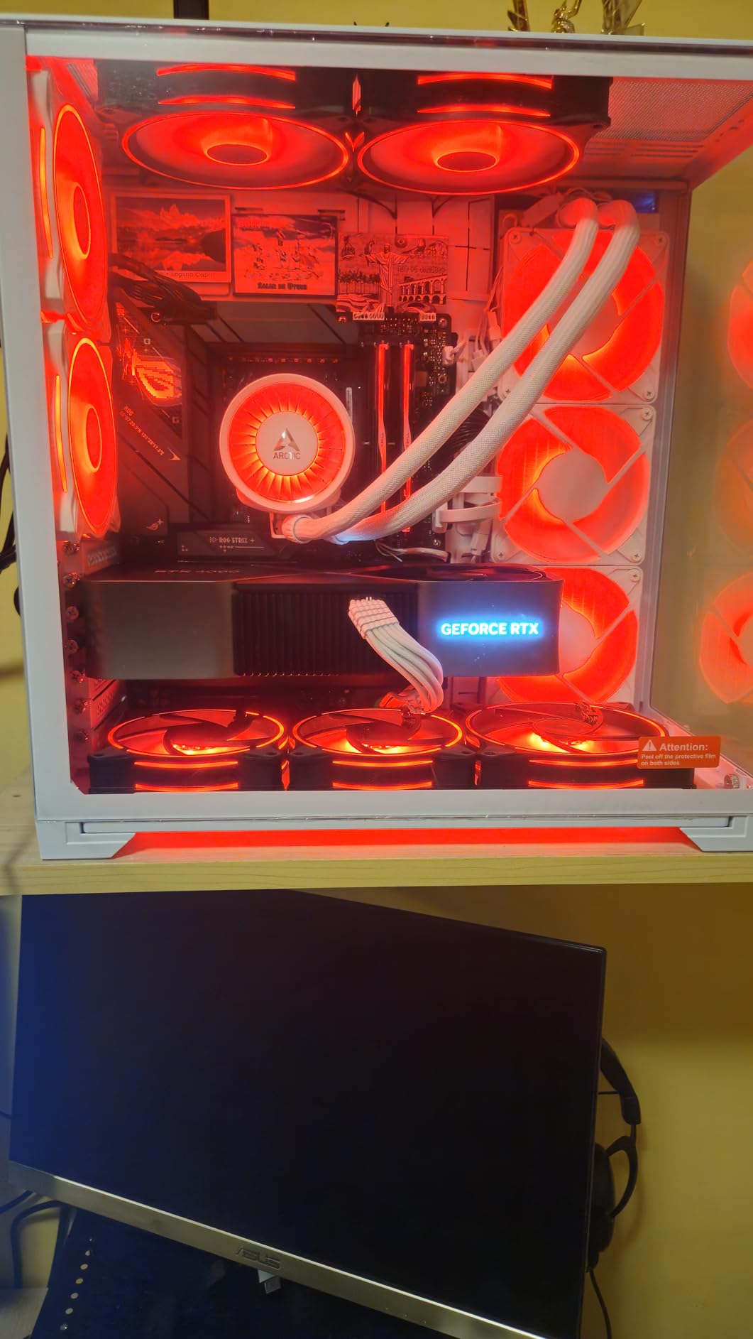 ASUS ROG Strix B850-F Gaming WiFi AMD AM5 B850-F ATX Motherboard 16+2+2 Power Stages, AI PC, DDR5 AEMP, WiFi 7, 4X M.2, PCIe 5.0, Total Support of 19 USB, 20Gbps Type-C, AI Networking II, Aura Sync customer photo 2