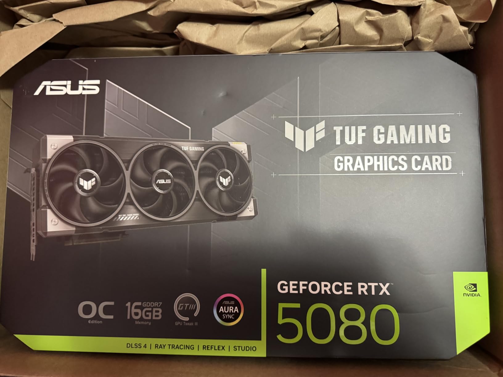 ASUS TUF Gaming GeForce RTX 5080 16GB GDDR7 OC Edition Graphics Card customer photo 1