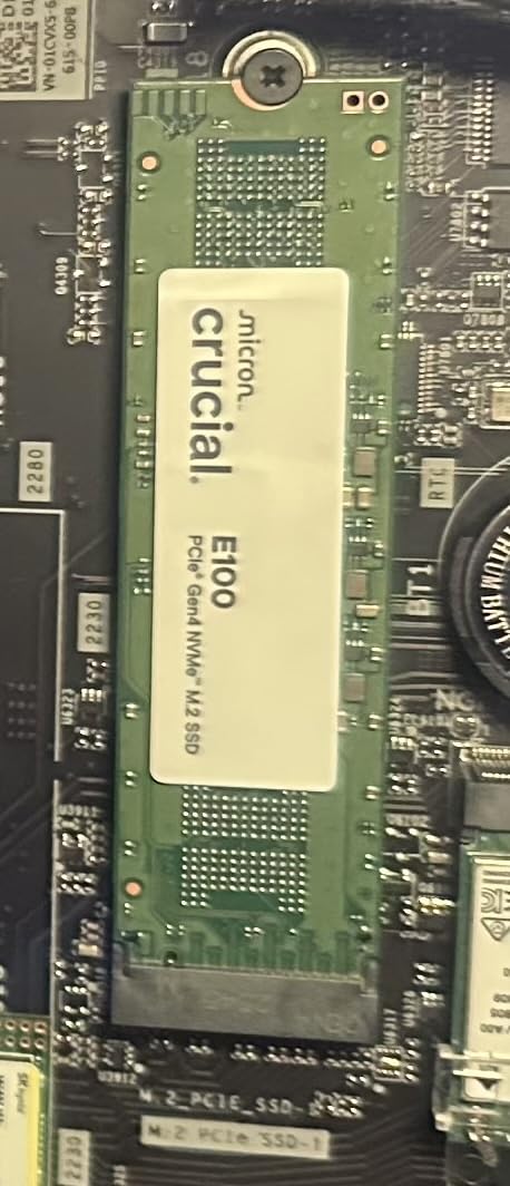 Crucial E100 SSD 480GB M.2 NVMe PCIe Gen4 Internal SSD, Up to 4,700MB/s, Laptop & Desktop Compatible - CT480E100SSD8 customer photo 1