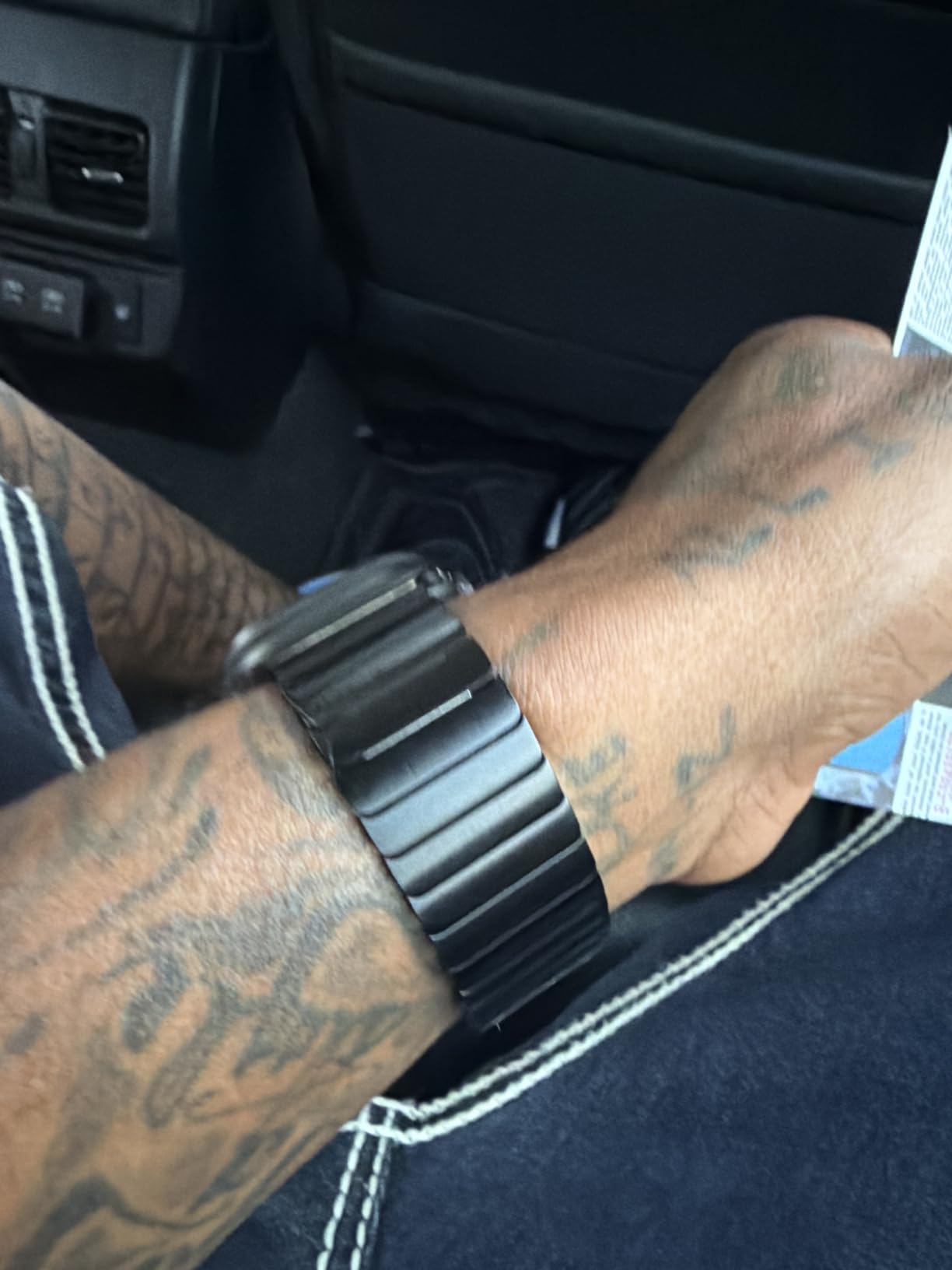 NewWays Metal Link Bracelet Band for Apple Watch Ultra 3 2 1, Series 3-11 | Premium Metal, Durable, Skin-Friendly, Built to Last customer photo 2