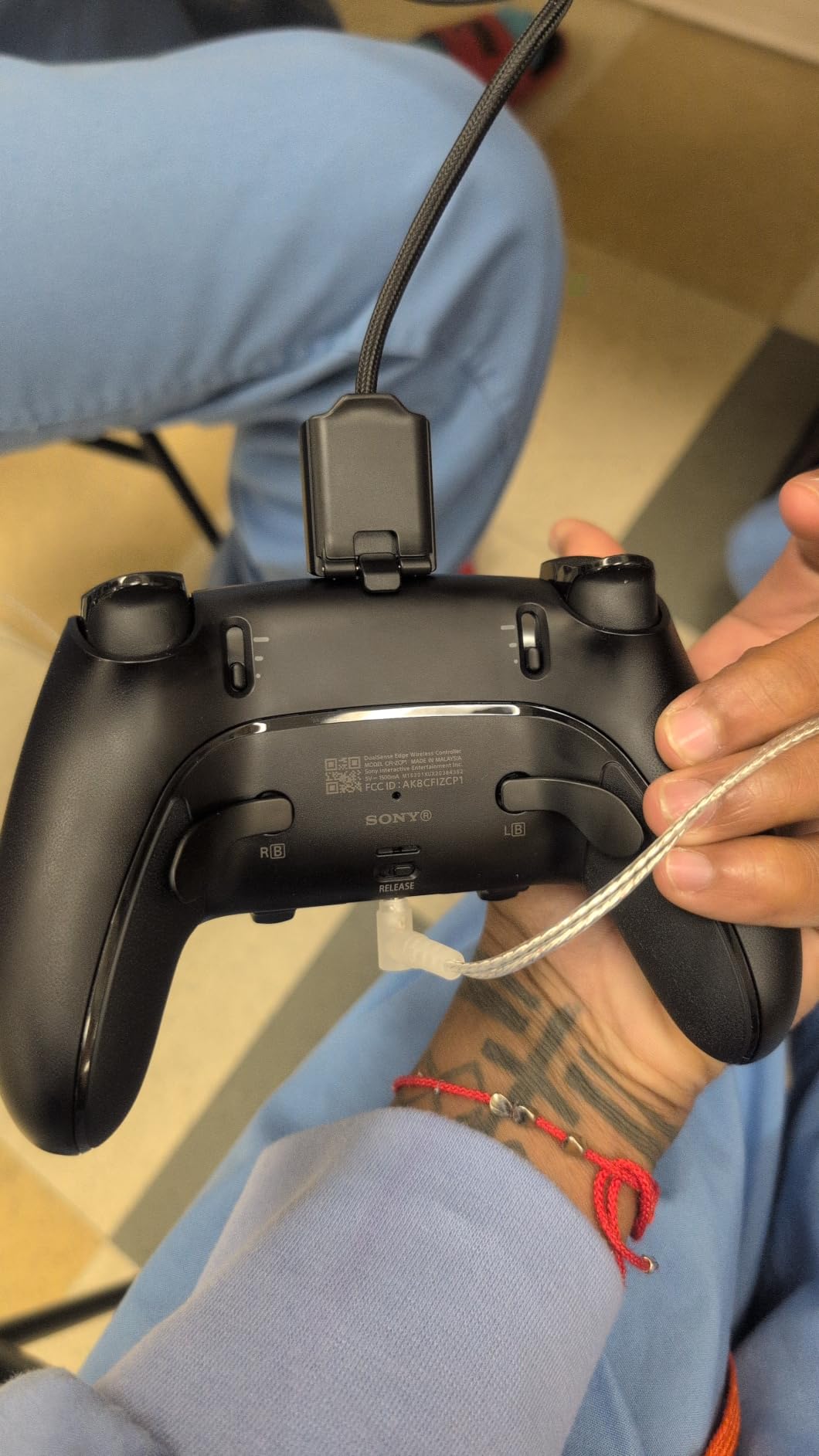 PlayStation DualSense Edge Wireless Controller - Midnight Black customer photo 2