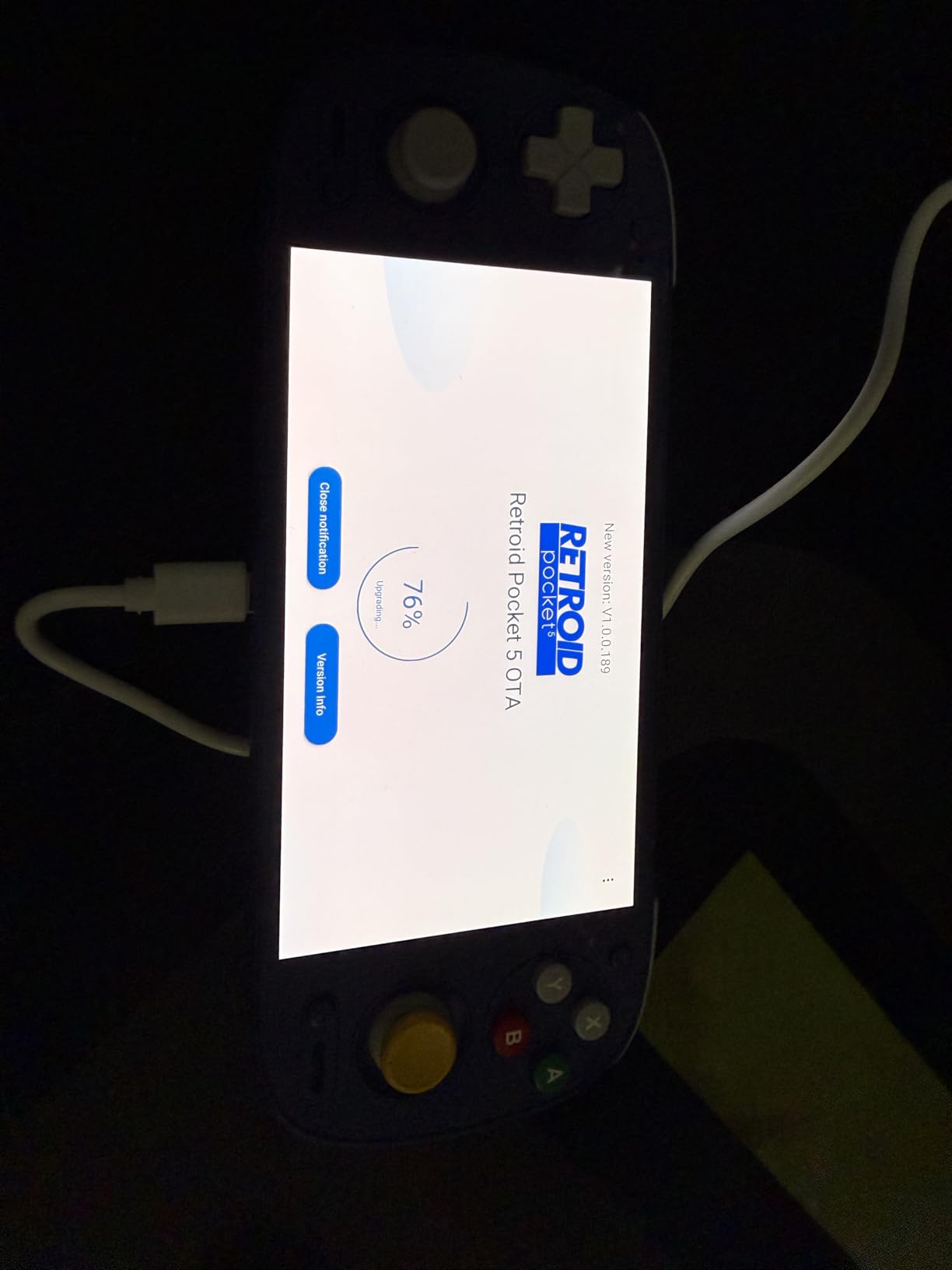 Retroid Pocket 5 Retro Handheld Game Console, 8+128G, 5.5-inch touchscreen 1080p Portable Android Gaming Handheld with Adreno 650 GPU & WiFi 6/BT5.1, Snapdragon 865 Processor, Android 13 (GC) customer photo 1