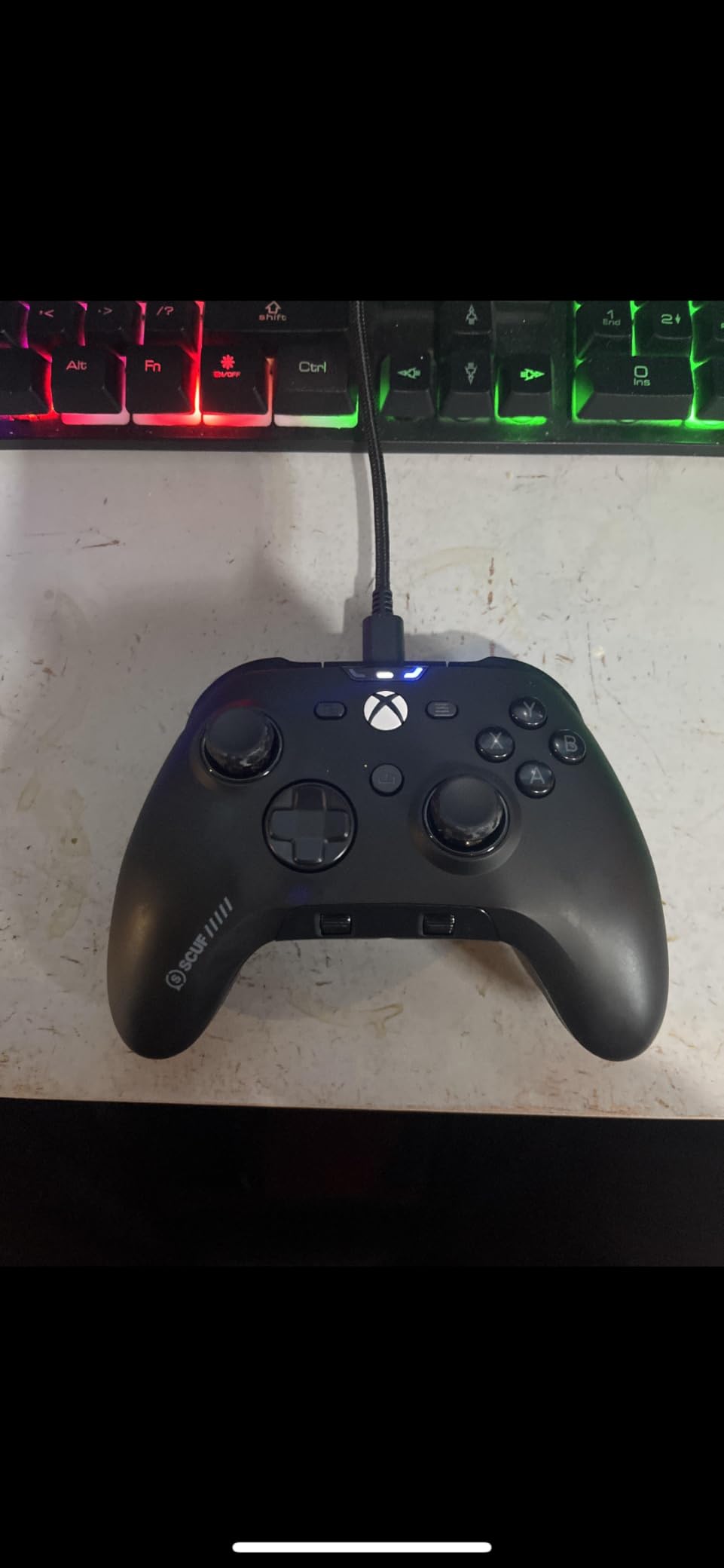 SCUF VALOR PRO Wired Performance Xbox Controller - Customizable Back Paddles, Instant Triggers, Hall Effect Thumbsticks, Audio Controls, Xbox Series X|S, Xbox One, Windows PC - Black customer photo 1