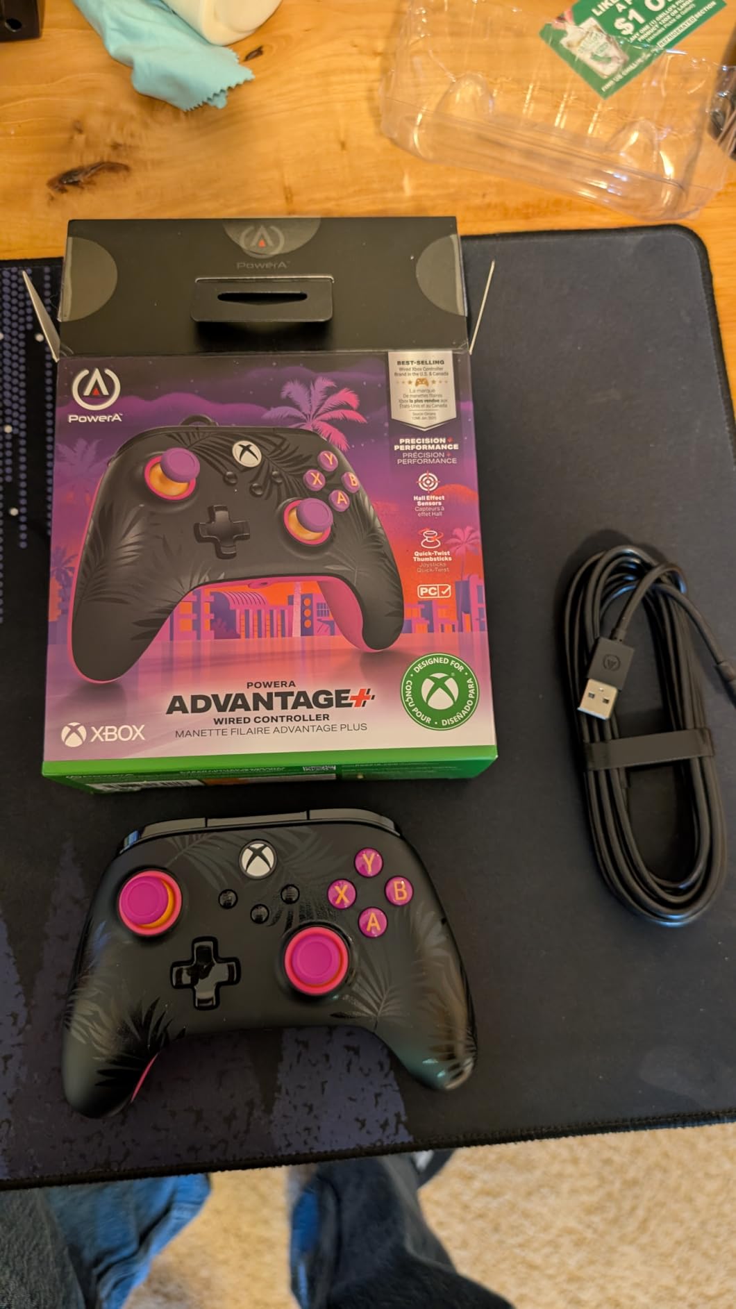 PowerA Advantage Plus Wired Controller for Xbox Series X|S - Black, hall effect, mappable buttons customer photo 2