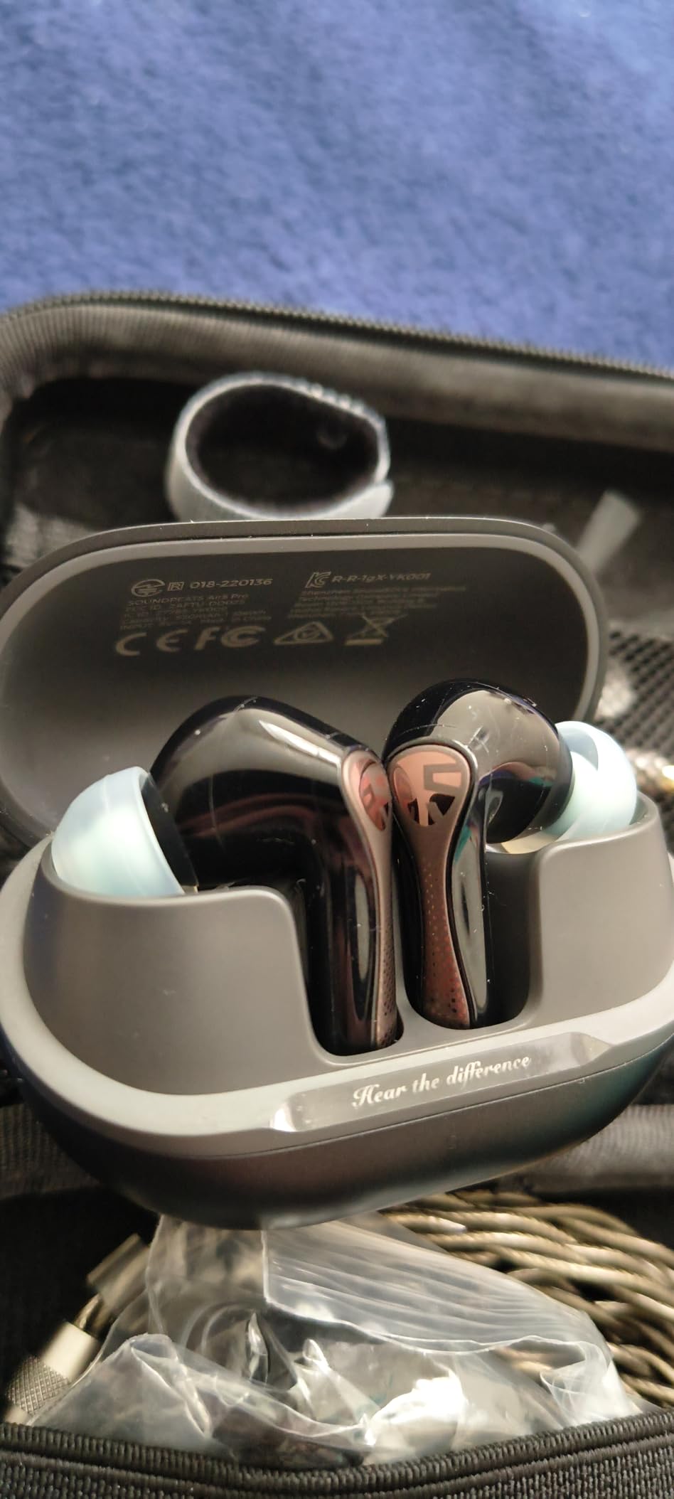 SoundPEATS Air5 Pro Wireless Earbuds, LDAC & aptX Lossless, 55dB ANC | Snapdragon Sound Certified, Hi-Res Audio, 10mm Bio-Diaphragm Driver, Bluetooth 5.4 LE Audio, AI Wind Noise Reduction customer photo 1