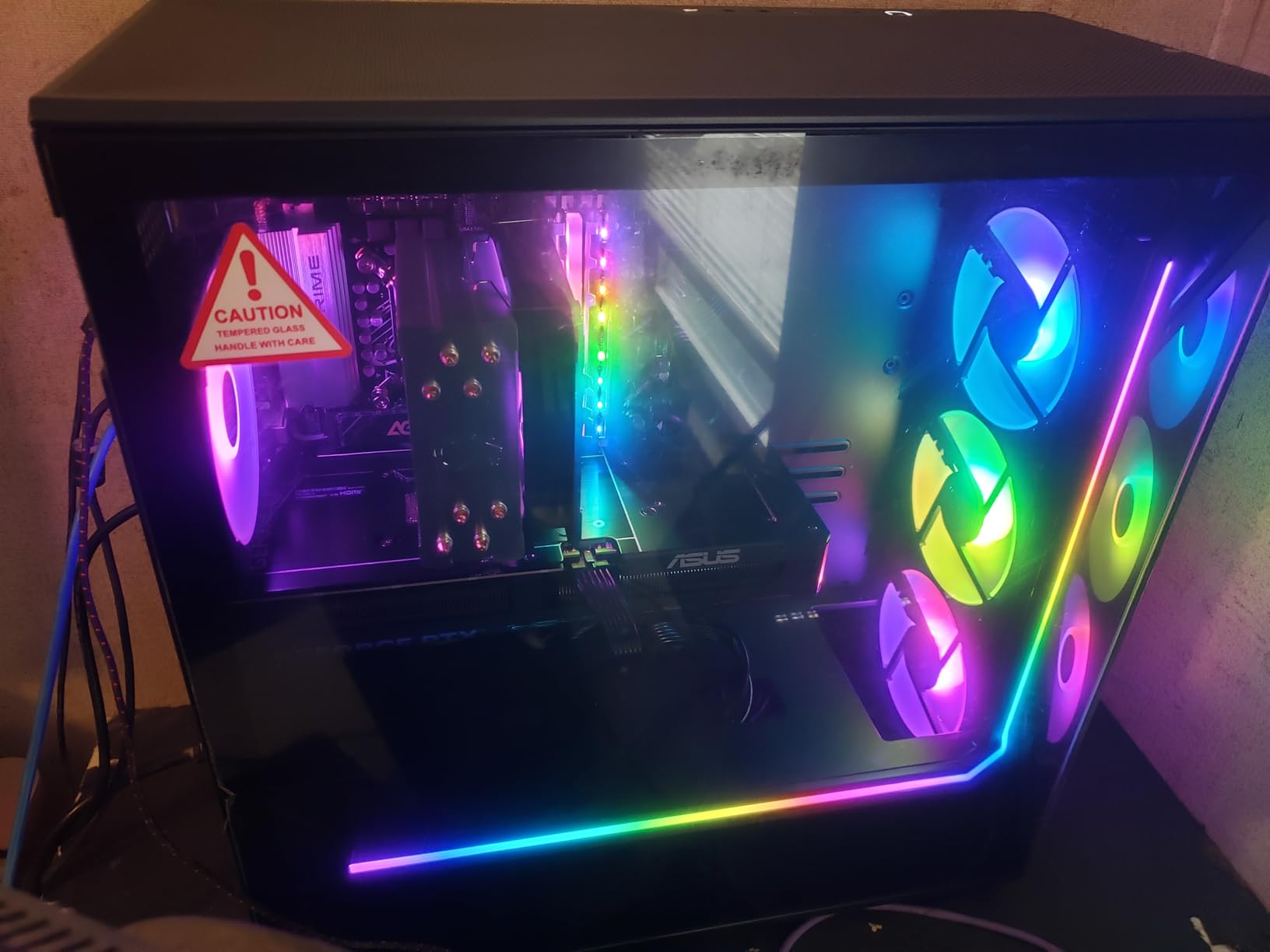 Slate MESH Gaming PC Desktop Computer Intel Core i7 14700F CPU, NVIDIA GeForce RTX 5070 12GB GPU, 32GB DDR5 RGB 5200MHz RAM, 1TB NVMe SSD, Windows 11 Home, Keyboard and Mouse - SMI7N5701 customer photo 1