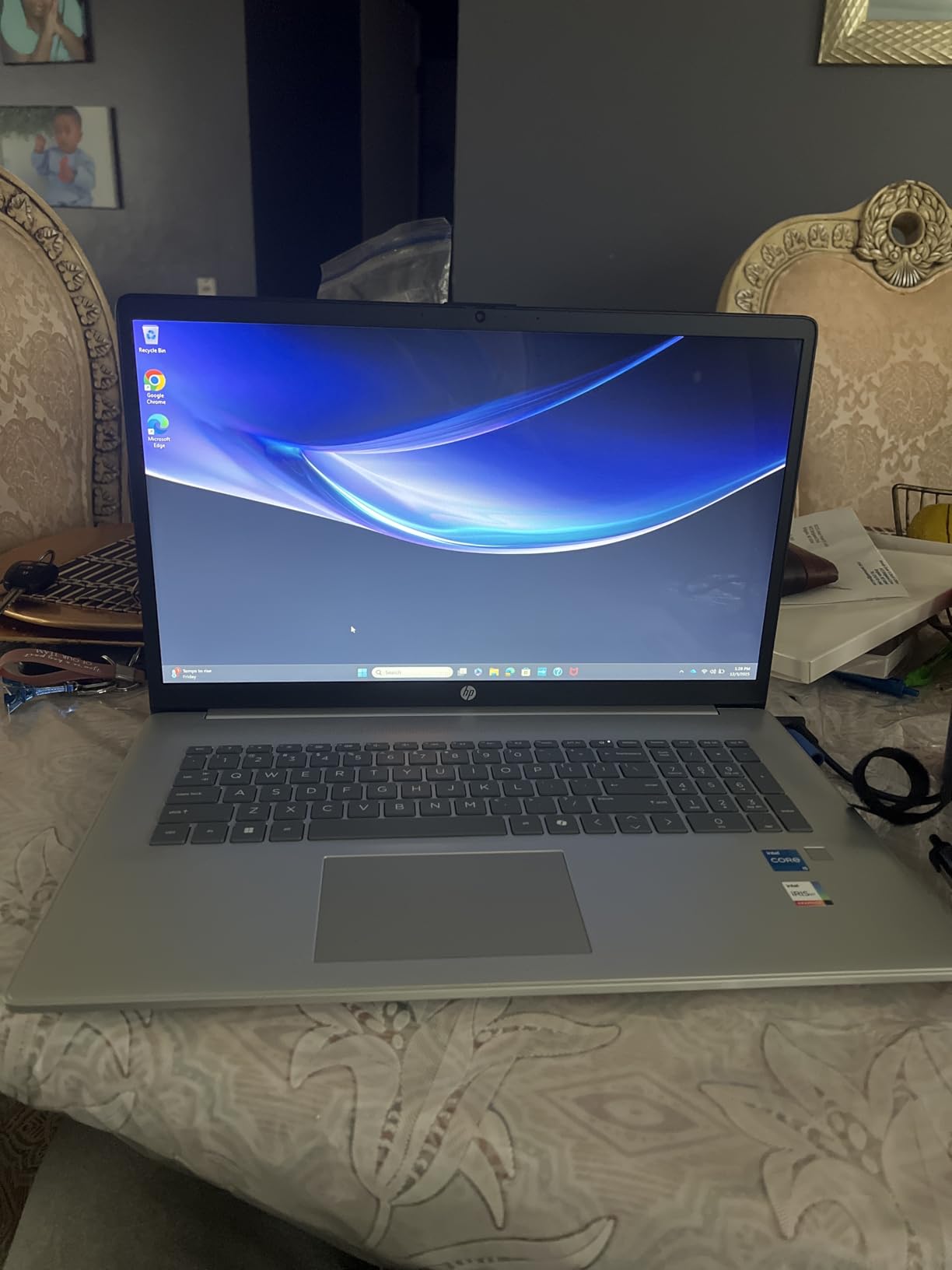 HP 17.3 inch Laptop, FHD Display, Intel Core i5-1334U, 16 GB RAM, 512 GB SSD, Intel Iris Xe Graphics, Windows 11 Home, Natural Silver, 17-cn3399nr customer photo 2