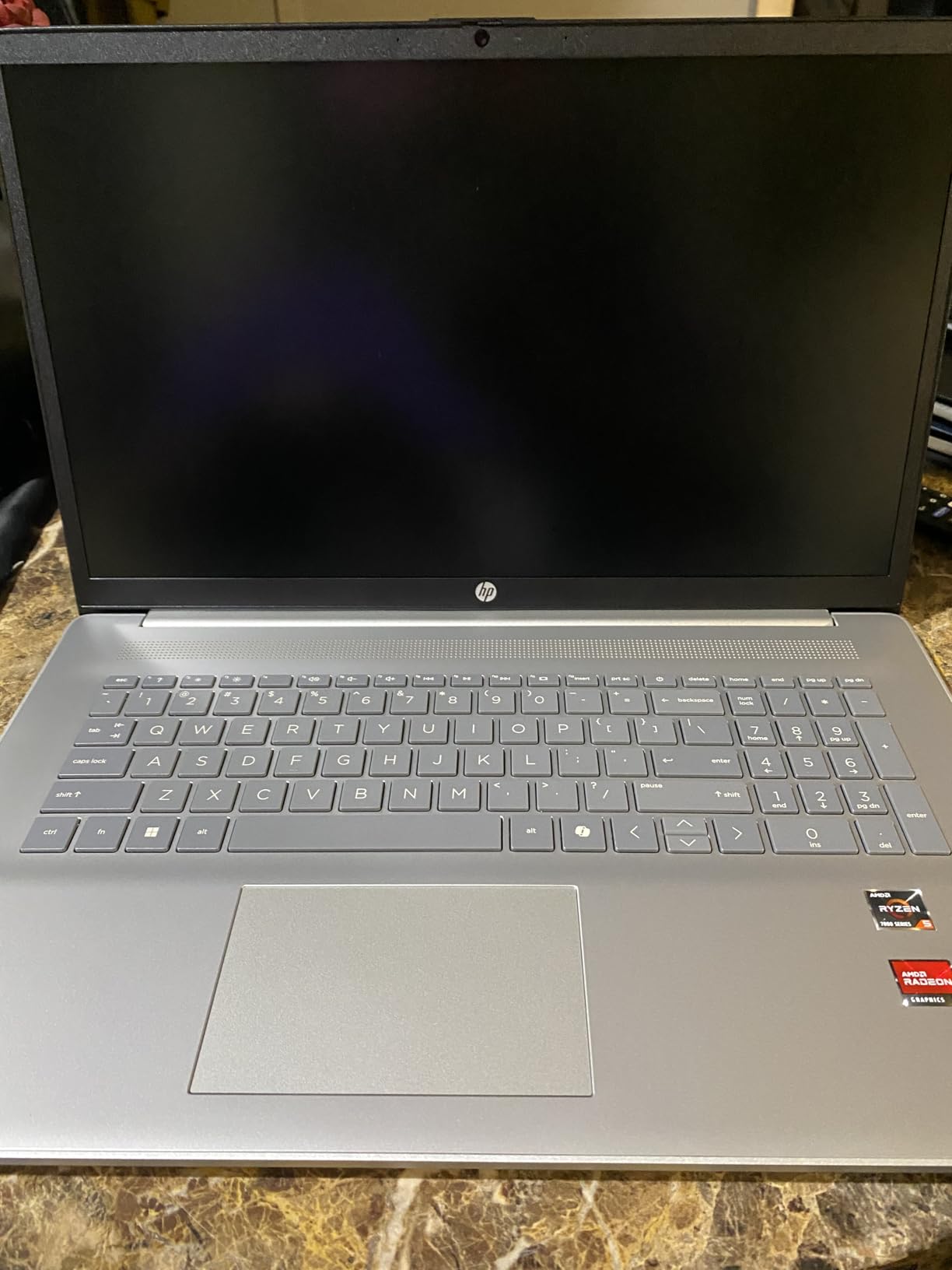 HP 17.3 inch Laptop, HD+ Display, AMD Ryzen 5 7520U, 16 GB RAM, 512 GB SSD, AMD Radeon Graphics, Windows 11 Home, Natural Silver, 17-cp2199nr customer photo 2