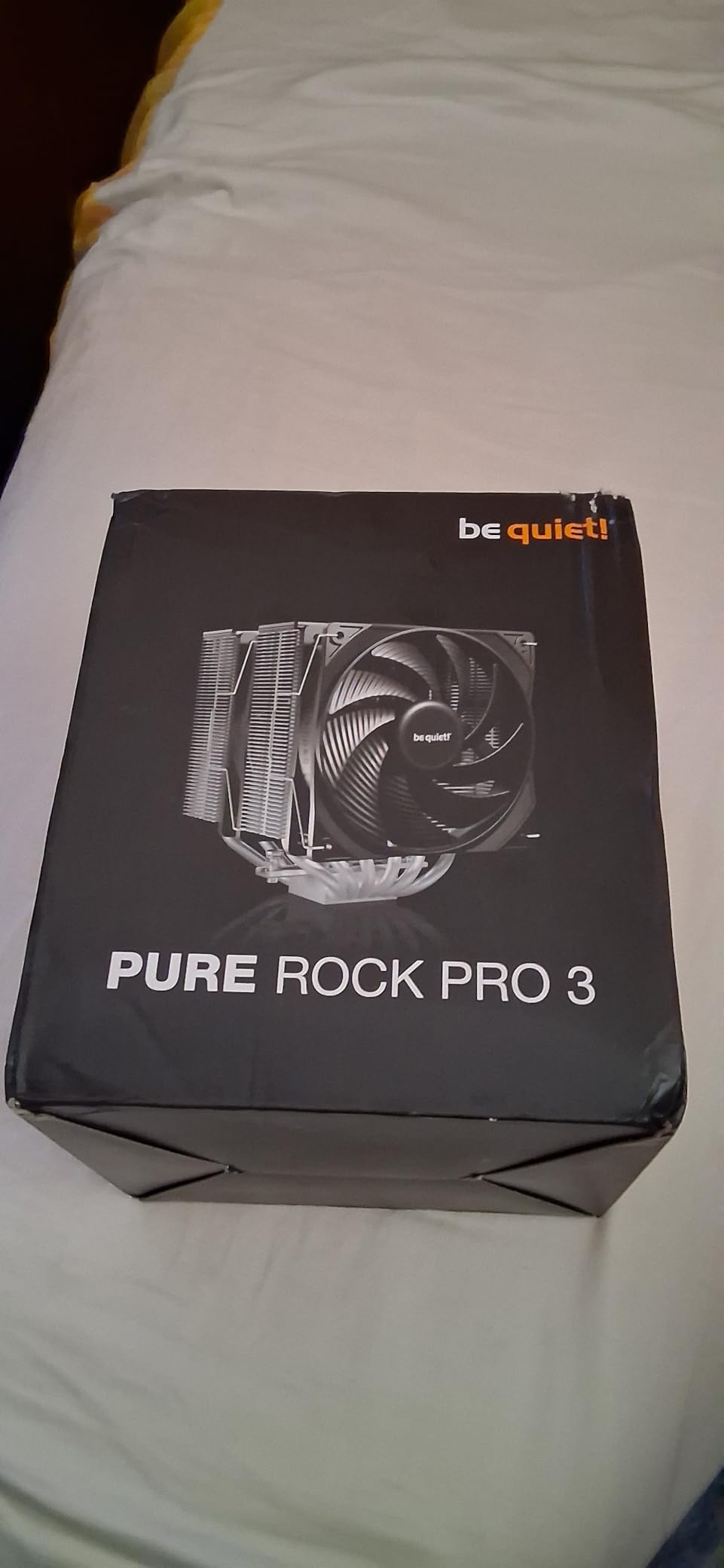 be quiet! Pure Rock Pro 3 Black CPU Air Cooler | 6 High Performance 6mm Heat Pipes with HDT Technology | 120mm Quiet PWM Fan | AMD:AM4 AM5/Intel LGA 1700/1150/1151/1200 | Black | BK042 customer photo 2