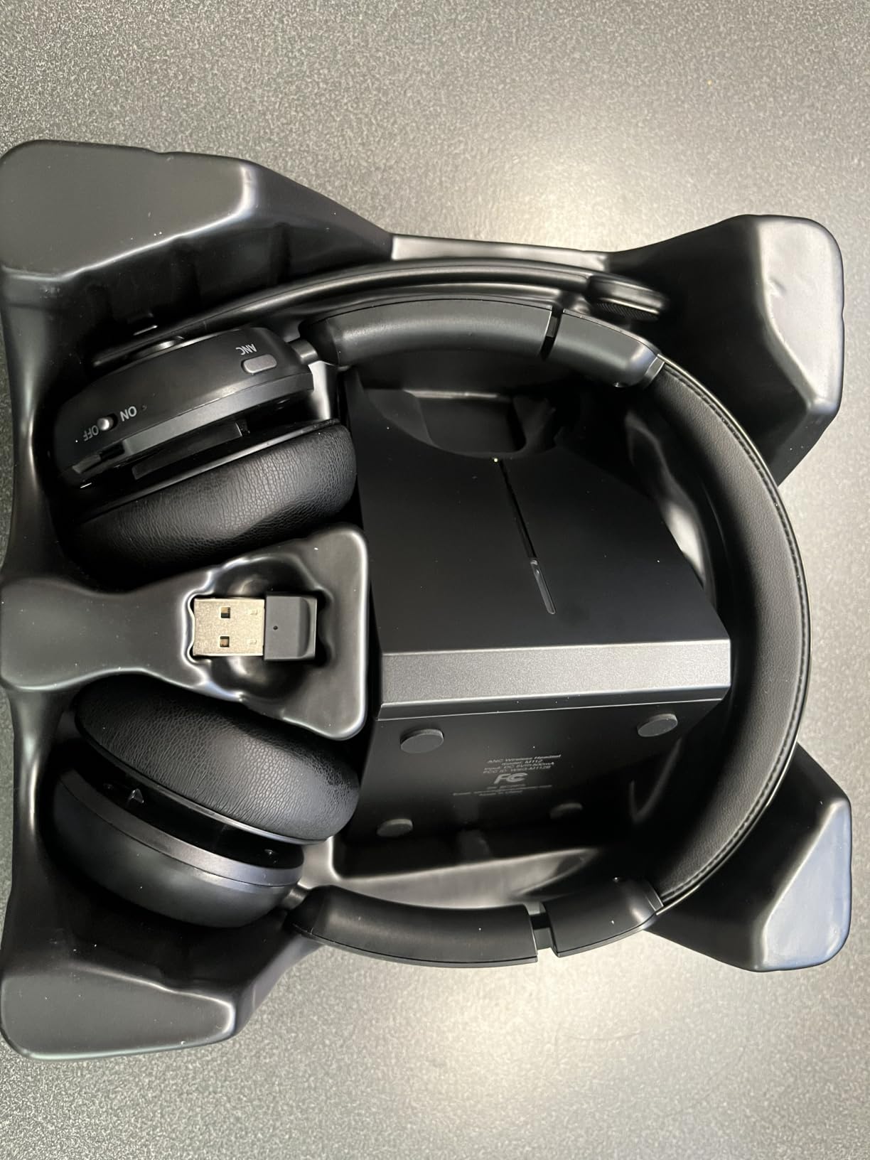 Upgrade ANC & ENC Wireless Headset with Mic for Work(Flip-to-Mute & Dongle) | Headset with Microphone for PC, Bluetooth 5.4 Noise Cancelling Headphones with Mic for Call Center/Home/Computer/Phones customer photo 1