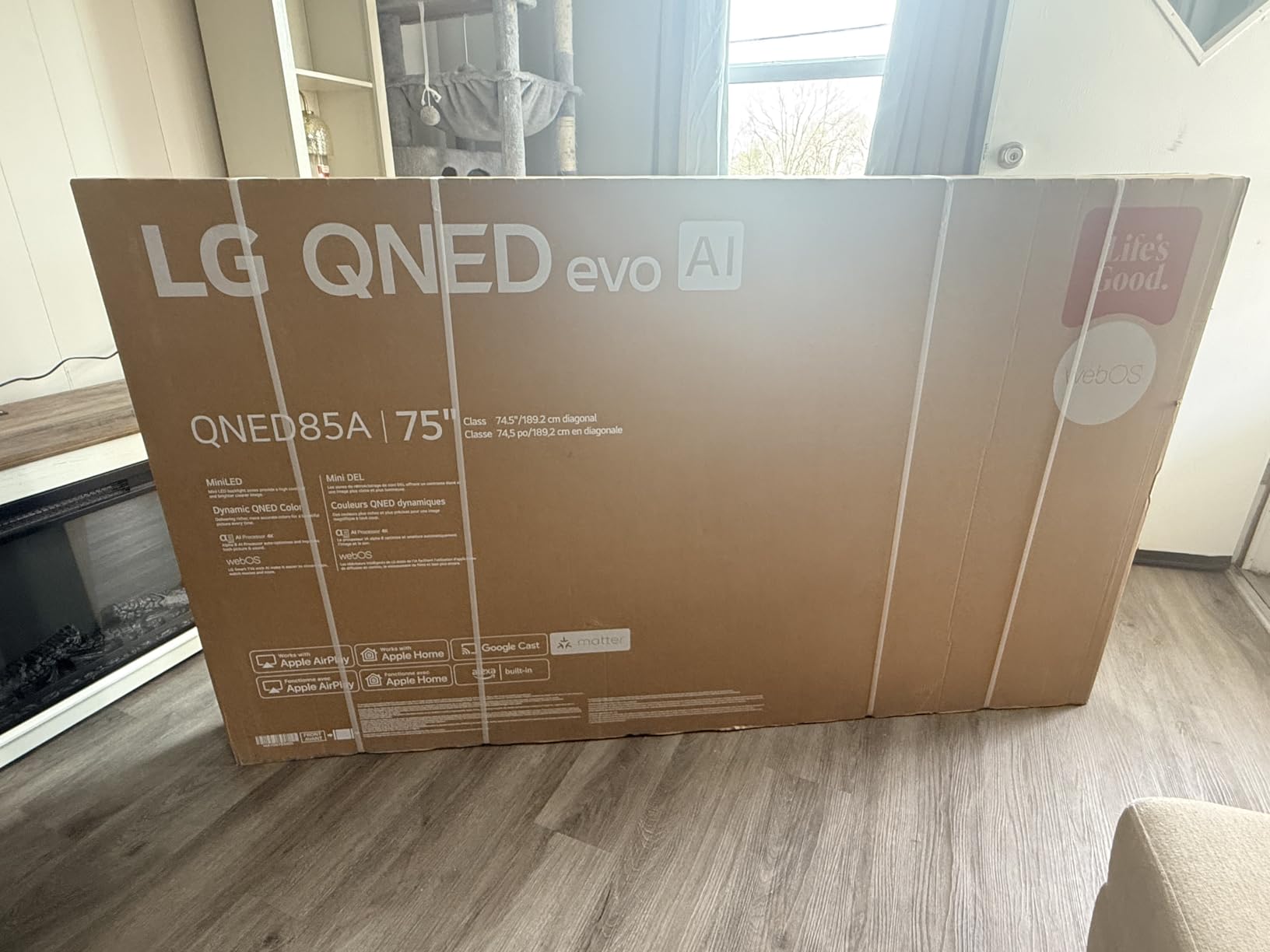 LG 75-Inch Class QNED evo AI QNED85A Series Mini LED 4K Smart TV w/AI Picture, AI Sound, HDR10, AI Super Upscaling 4K, Filmmaker Mode, Wow Orchestra, Alexa Built-in (75QNED85AUA, 2025) customer photo 2