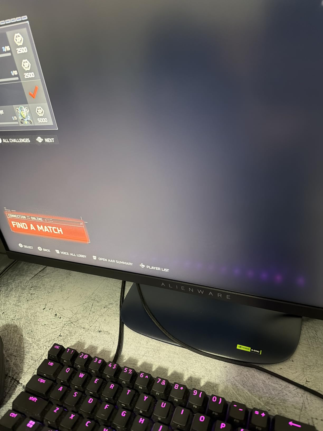 Alienware 27 Gaming Monitor AW2725DM, WQHD Fast IPS, 180Hz, G-SYNC, FreeSync, 95% DCI-P3, 1.07 Billion Colors, 400 cd/m2 Brightness, 3H Anti-Glare, HDMI 2.1, DisplayPort 1.4, USB, Adjustment customer photo 1