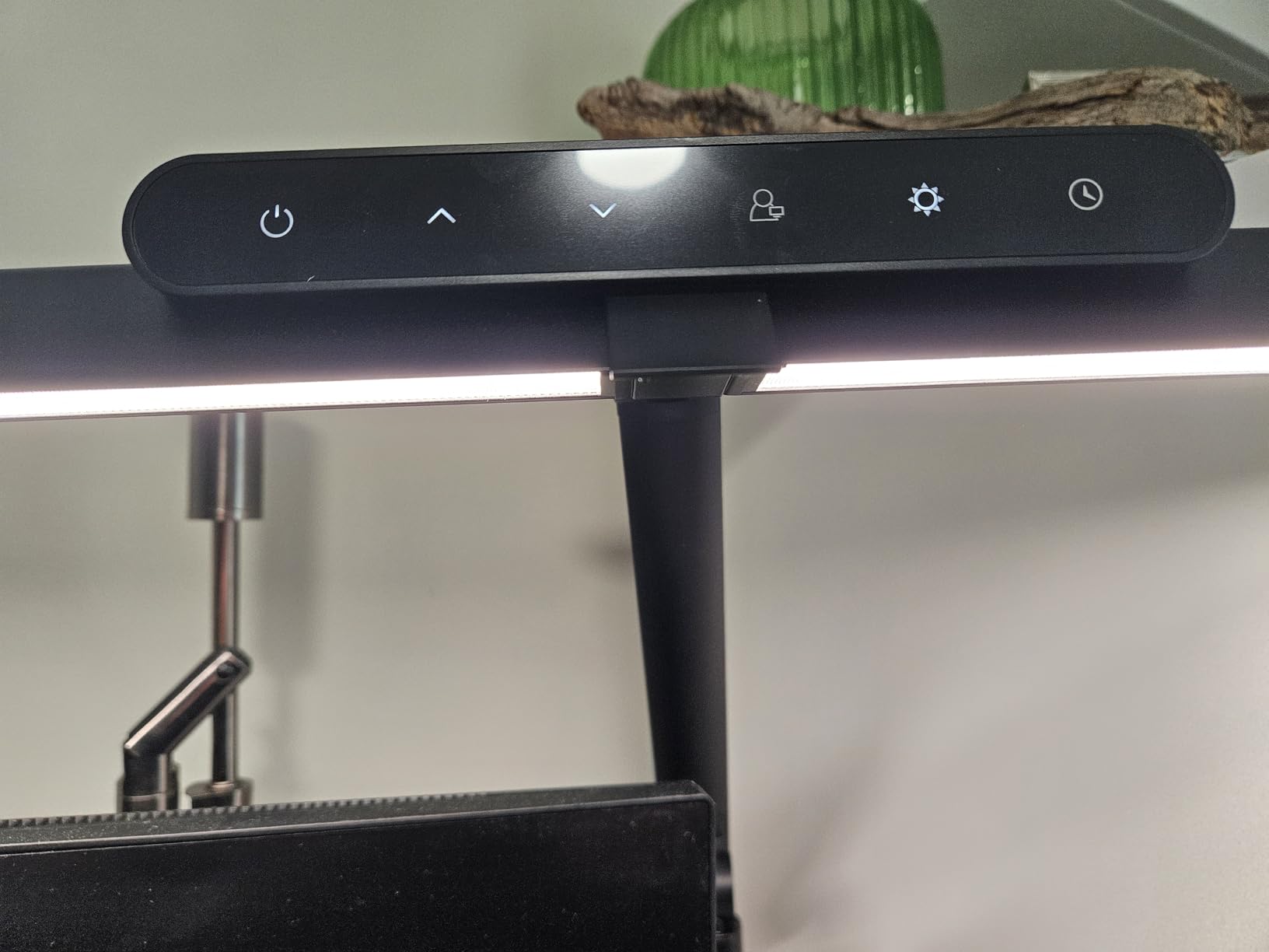 Honeywell LED Desk Lamp with Base - HJ1BK Sunturalux Eye-Caring Architect Desk Lamp for Home Office, 1200LM Computer Desk Light 4 Color Modes Stepless Dimming Task Desk Light with Timer Function Black customer photo 1