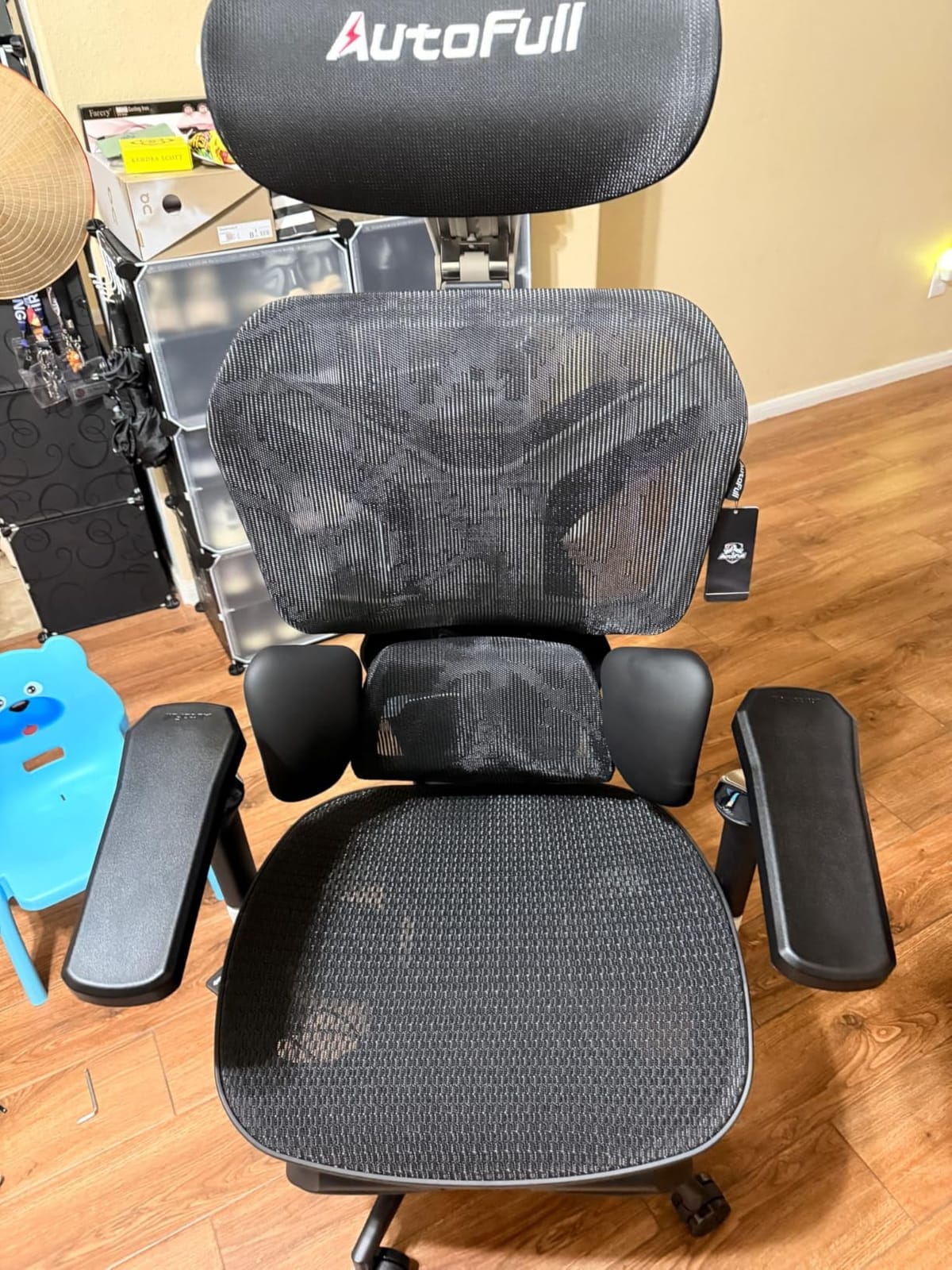 AutoFull G7 Gaming Chair - 3-Zone Lumbar, 22-Point Adjustment, Breathable Mesh, Custom Backplate, 720° Armrests, BIFMA Certified Ergonomic, 140° Recline, IGR Certified - Black customer photo 1