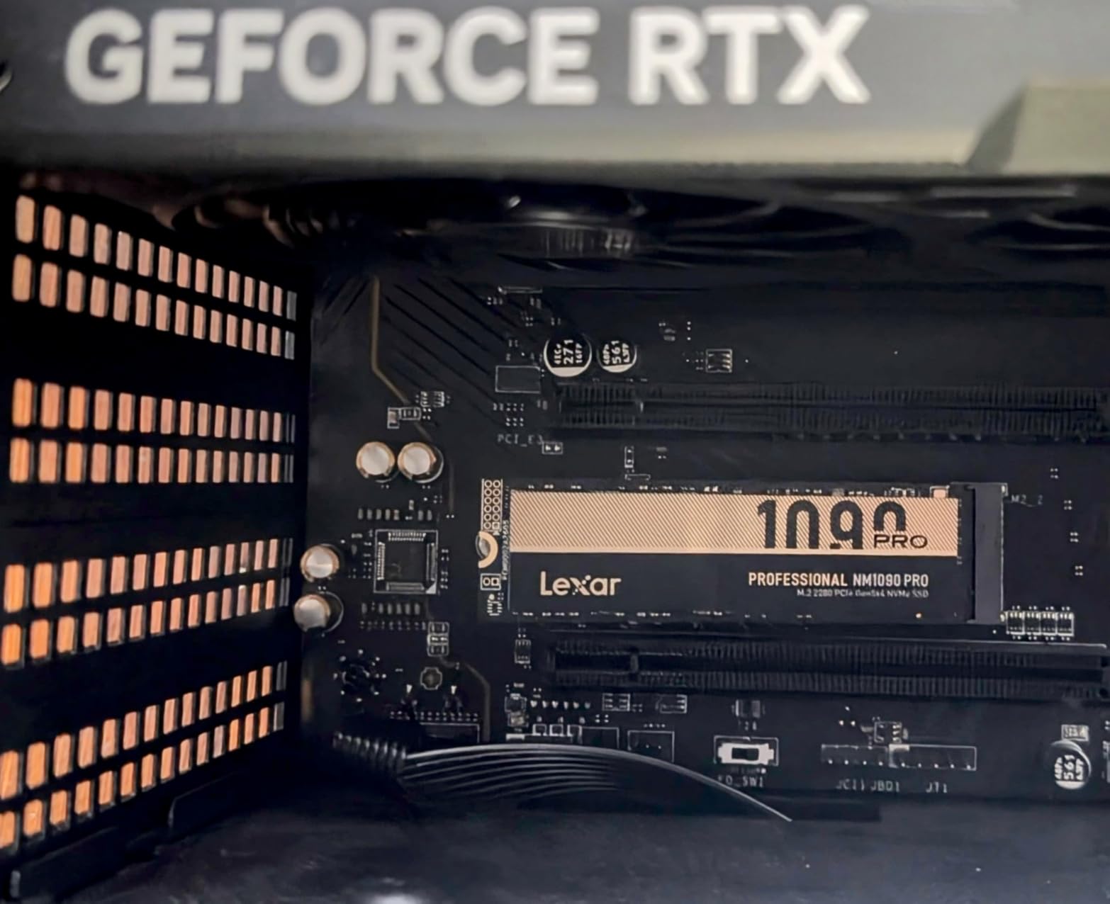 Lexar 1TB NM1090 PRO NVMe SSD, 14,000/10,000 MB/s, M.2 2280, PCIe Gen 5 | Ideal for AI Computing, Gaming, Content Creation, Thermal Control, DirectStorage Enabled, DRAM & SLC Cache, LNM109P001T-RNNNU customer photo 2