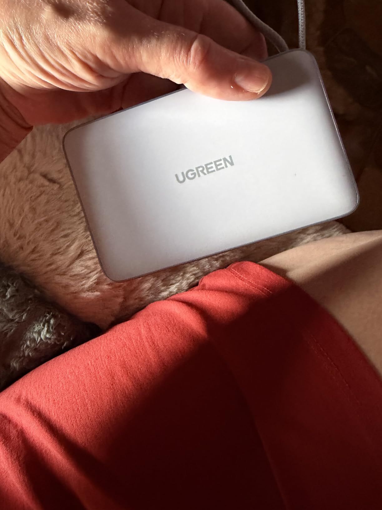 UGREEN MagFlow 10000mAh Qi2 25W Wireless Power Bank Built-in Cable | Qi2 25W fastest wireless, built-in cable, 30W PD wired. MagSafe compatible. for 17/12 customer photo 2