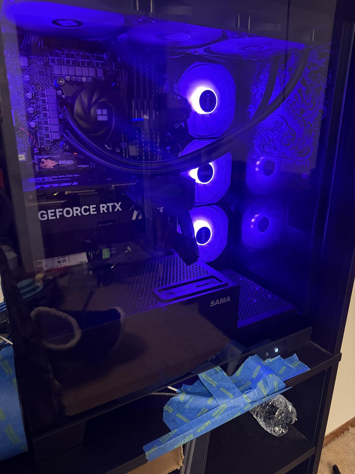 The Horizon Autherium Dragon RGB I9 RTX Gaming PC || 64GB RAM || 5TB Storage || Core I9 Upto 5.4Ghz || RTX 5070 OC || Windows 11 PRO || 360MM AIO || 2.4GB/s WiFi, VR, Gaming Ready Desktop Computer customer photo 1
