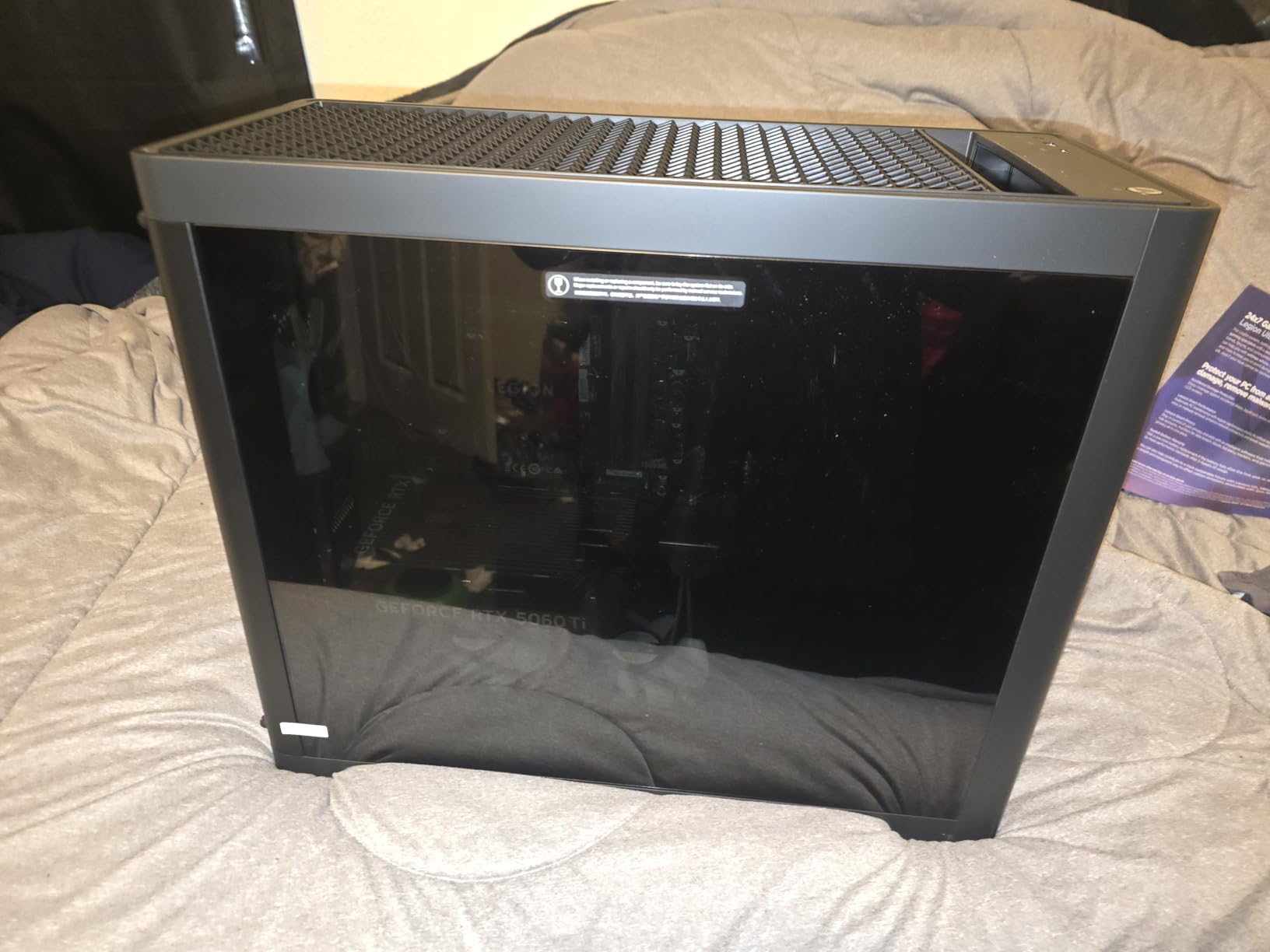 Lenovo Legion Tower 5i - AI-Powered Gaming PC - Intel Core Ultra 7 265F Processor - NVIDIA GeForce RTX 5060 Ti Graphics - 16 GB Memory - 1 TB Storage - 3 Months of PC GamePass customer photo 1