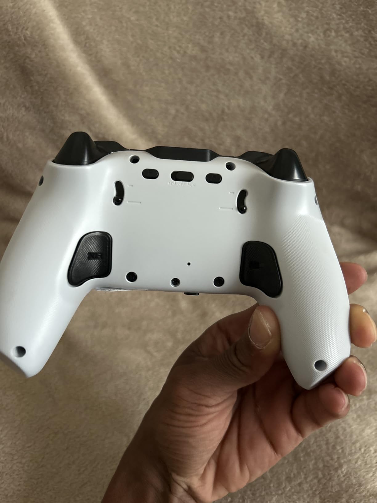 Wireless Controller for PS5, Compatible with PlayStation 5 /PS5 Pro/Slim/PC, with Hall Effect Joysticks, Back Paddles & Macro, Bluetooth 5.0, Turbo, Dual Vibration, 6-Axis Gyro, RGB Ring, 1000mAh, 3.5mm Audio Jack, PS5 Pro Controller Gamepad with Speaker customer photo 1