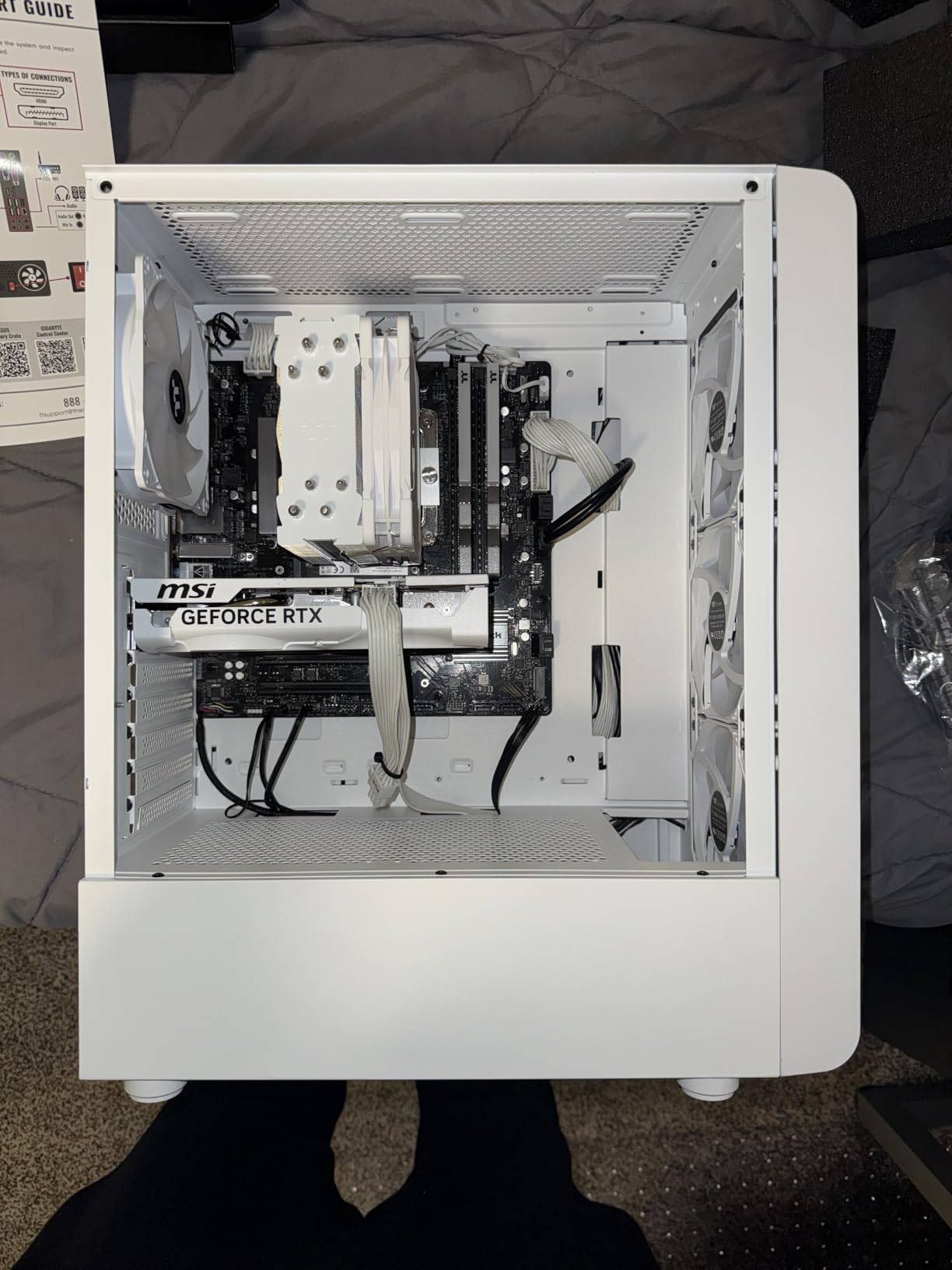 Thermaltake LCGS Quartz i1460 Gaming Desktop (Intel Core i5-14400F, ToughRam DDR4 3600Mhz 16GB RGB Memory, NVIDIA GeForce RTX 5060, 1TB NVMe M.2, WiFi, Windows 11) customer photo 2