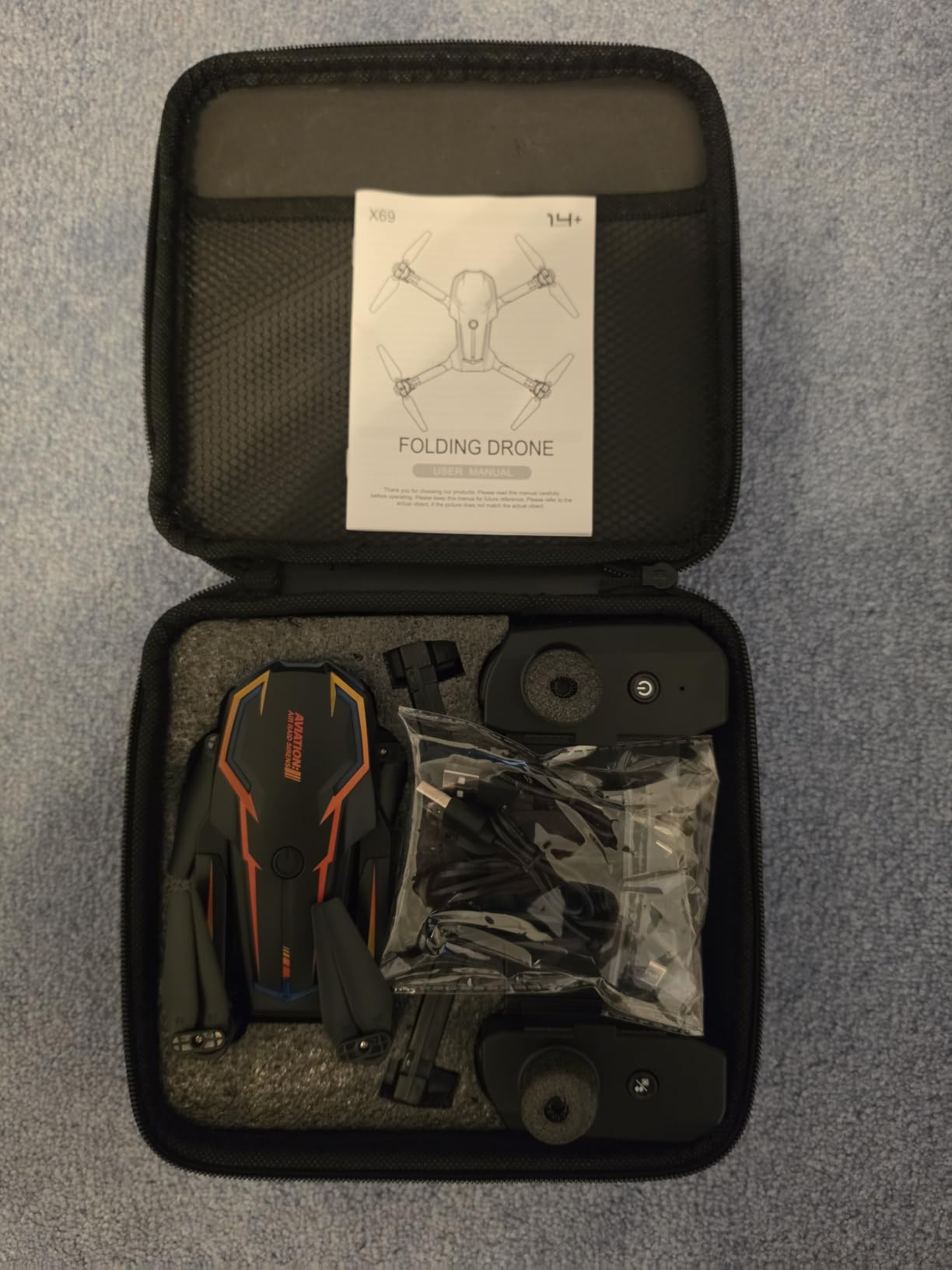 Drone with Camera for Adults, 2K HD FPV Drones with Upgrade Altitude Hold, One-Key Take Off/Landing, Speed Adjustment, Headless Mode, 2 Batteries, Toys Gifts for Teen Boys Girls, Beginner customer photo 2