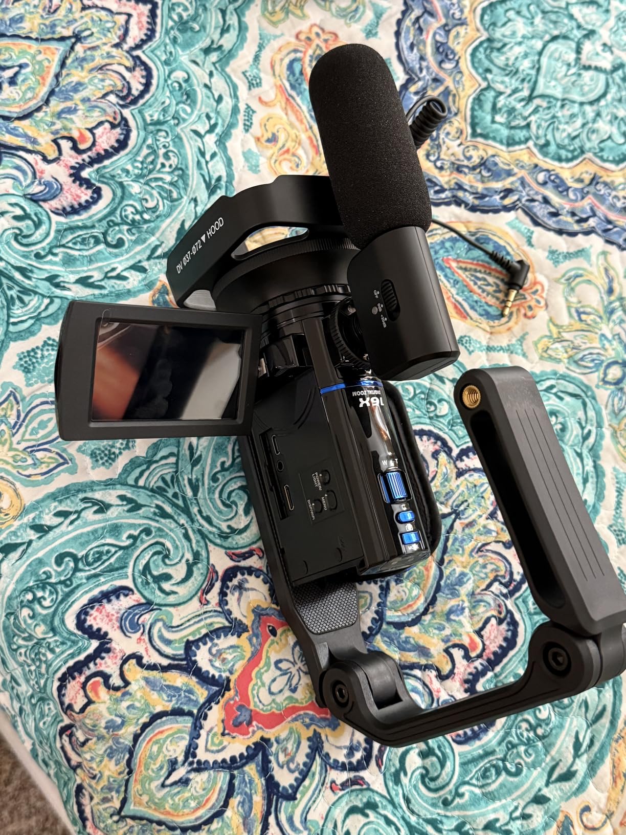 5K Video Camera Camcorder, UHD 64MP Vlogging Camera for YouTube with 3