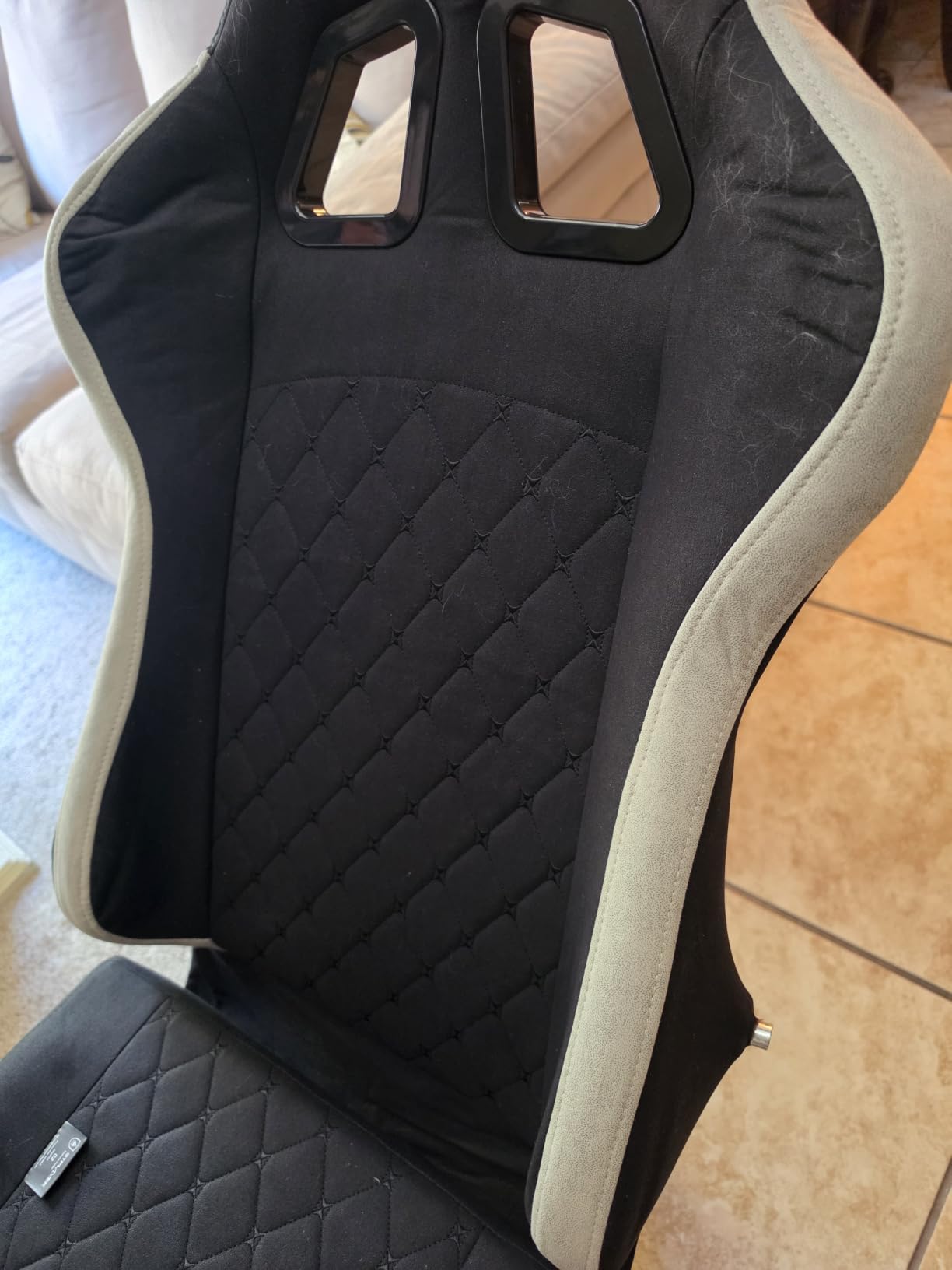 GTPLAYER Gaming Chair, Computer Office Chair with Pocket Spring Cushion, Linkage Armrests and Footrest, High Back Ergonomic Computer Chair with Lumbar Support Task Chair with Footrest (Black) customer photo 2