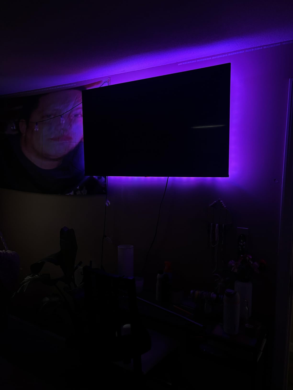 KSIPZE LED Lights for TV, 16.5ft TV led Backlight for 45-75 Inch TVs RGB TV Backlight Behind Music Sync Smart APP & Button Control TV LED Strip Lights USB Powered for Bedroom/Gaming customer photo 2