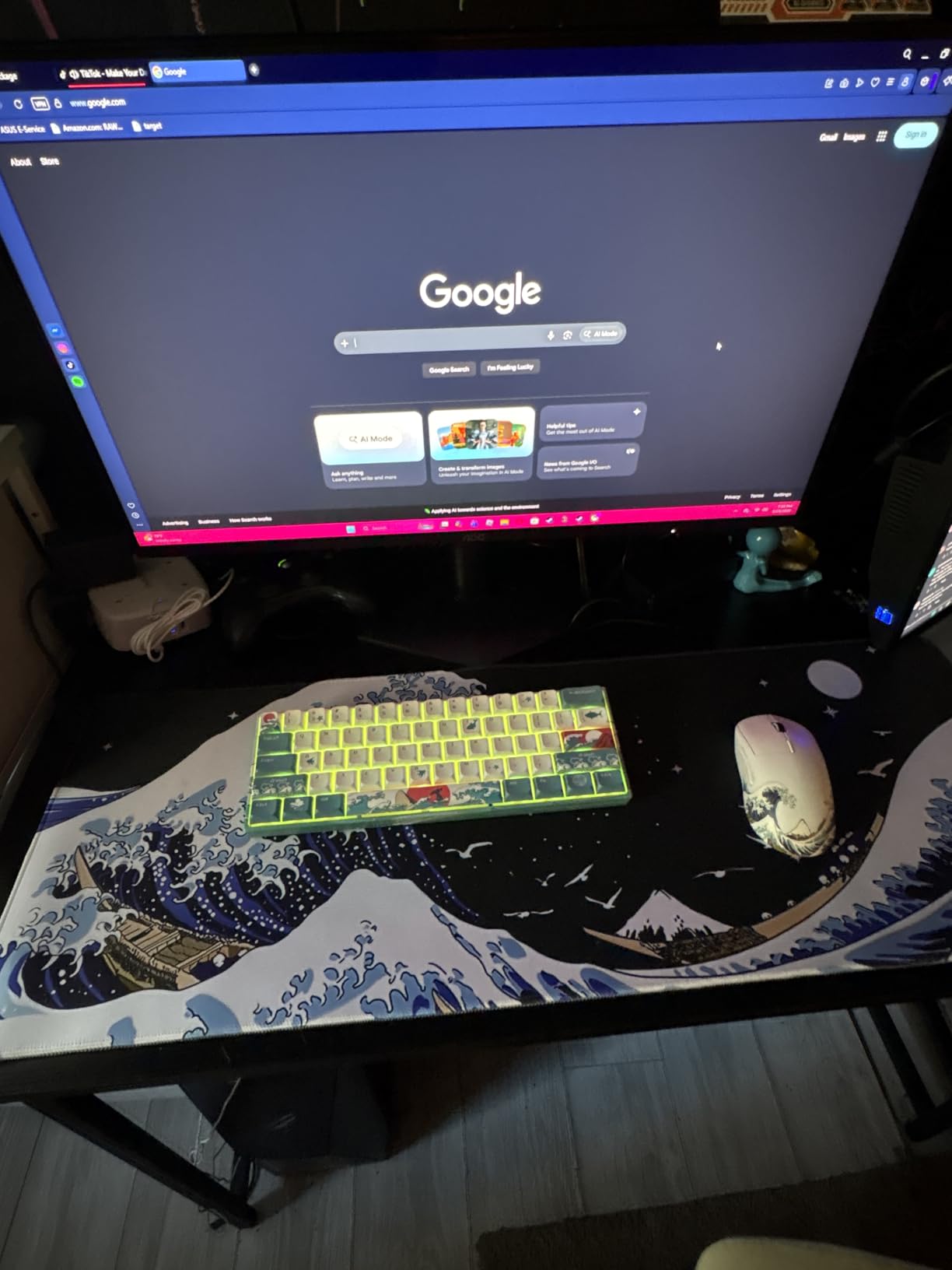 AOC 27 Inch Gaming Monitor FHD 144Hz Fast IPS 0.5ms HDR, 27G51F | 1920x1080 Computer Monitor, Adaptive-Sync, LED, Audio Earphone out, VESA Mount, Console Ready, 3-Year Zero-Bright-Dot customer photo 2