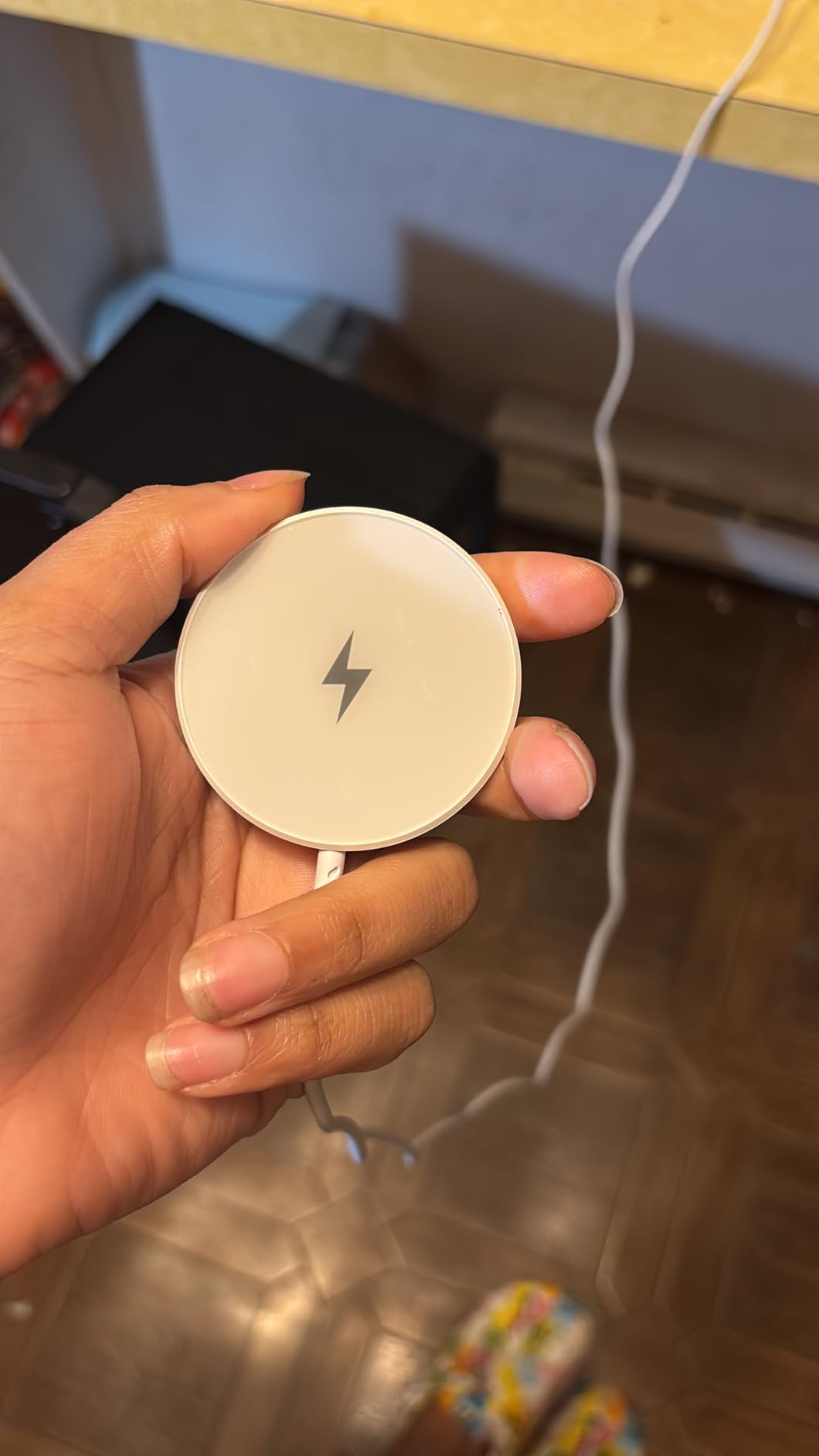 [Apple MFi Certified] Magnetic Wireless iPhone Charger Magsafe Charger, 6FT 15W Fast Phone Charging Pad Wireless Magnetic Charge for iPhone 17/17Air/16 Pro Max/16 Plus/15 Pro Max/14/13/12/AirPods3/2/Pro customer photo 2