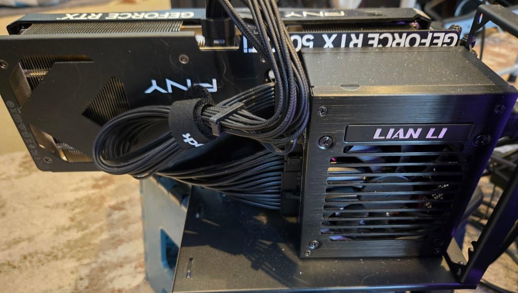 Lian Li SP750 V2 Gold 750W SFX, Native 12V-2x6 Cable, Low Noise, 80+ Gold Efficiency, ATX 3.1 & PCIe 5.0 Compliant, 92mm FDB Fan, 10-Year Warranty customer photo 2