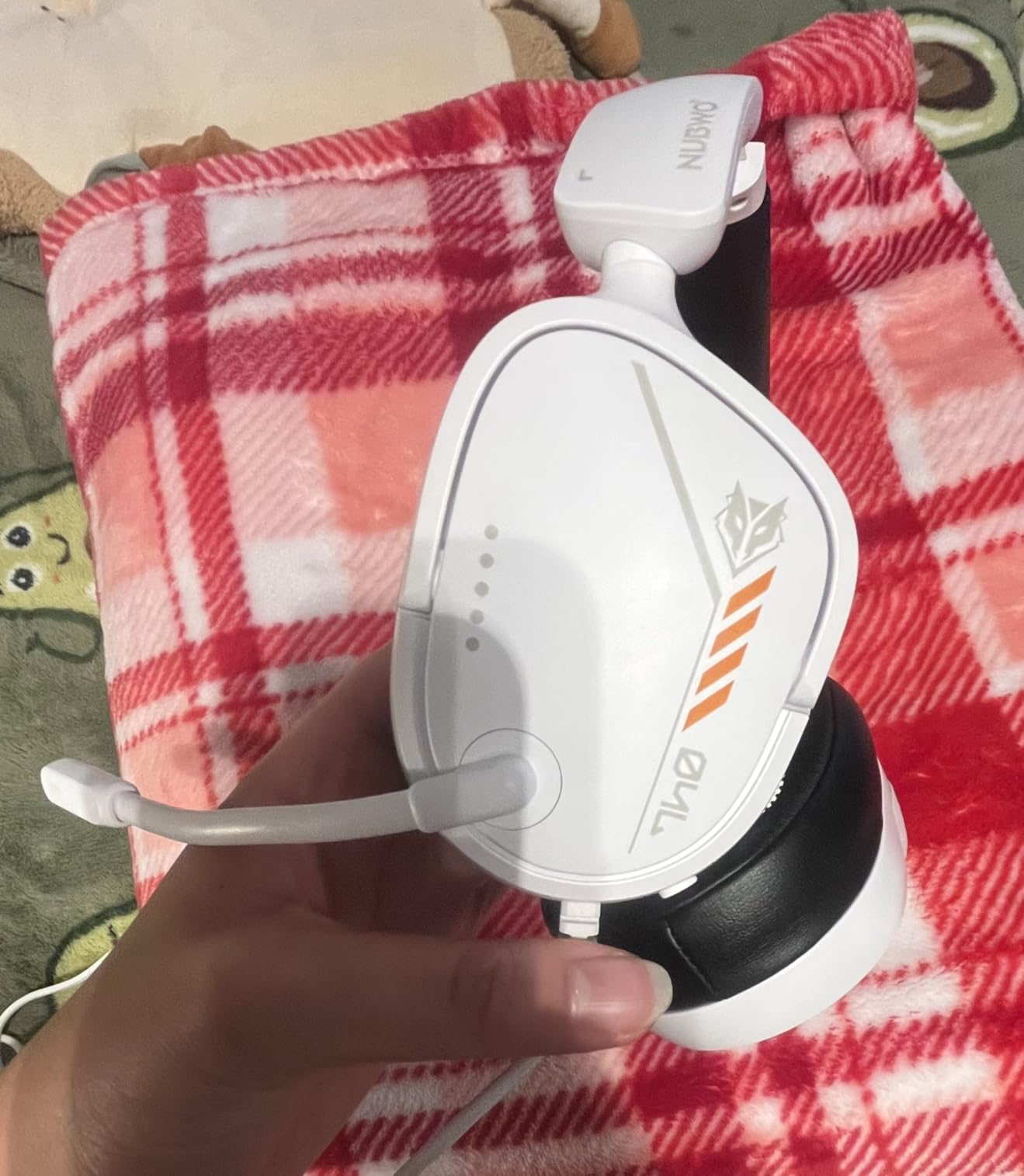 NUBWO HG04L Gaming Headset for PS5/PS4, Xbox Series X|S/Xbox One, Switch - 250g Lightweight, Clear Unidirectional Mic, Soft Memory Earmuffs, 3.5mm Jack for Gaming & Work (Splitter not Included) customer photo 2