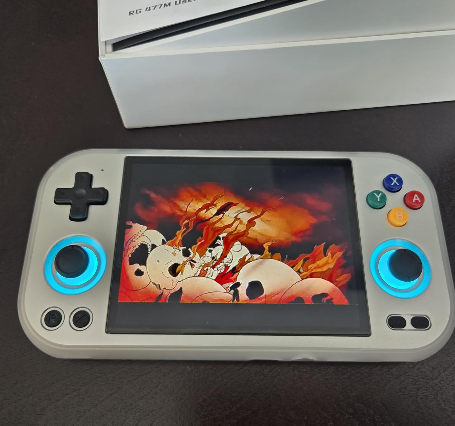 RG477M Retro Handheld Game Console, Aluminum Alloy CNC Dimensity 8300 Android14 System 4.7-inch Touch Handheld Game Console customer photo 2