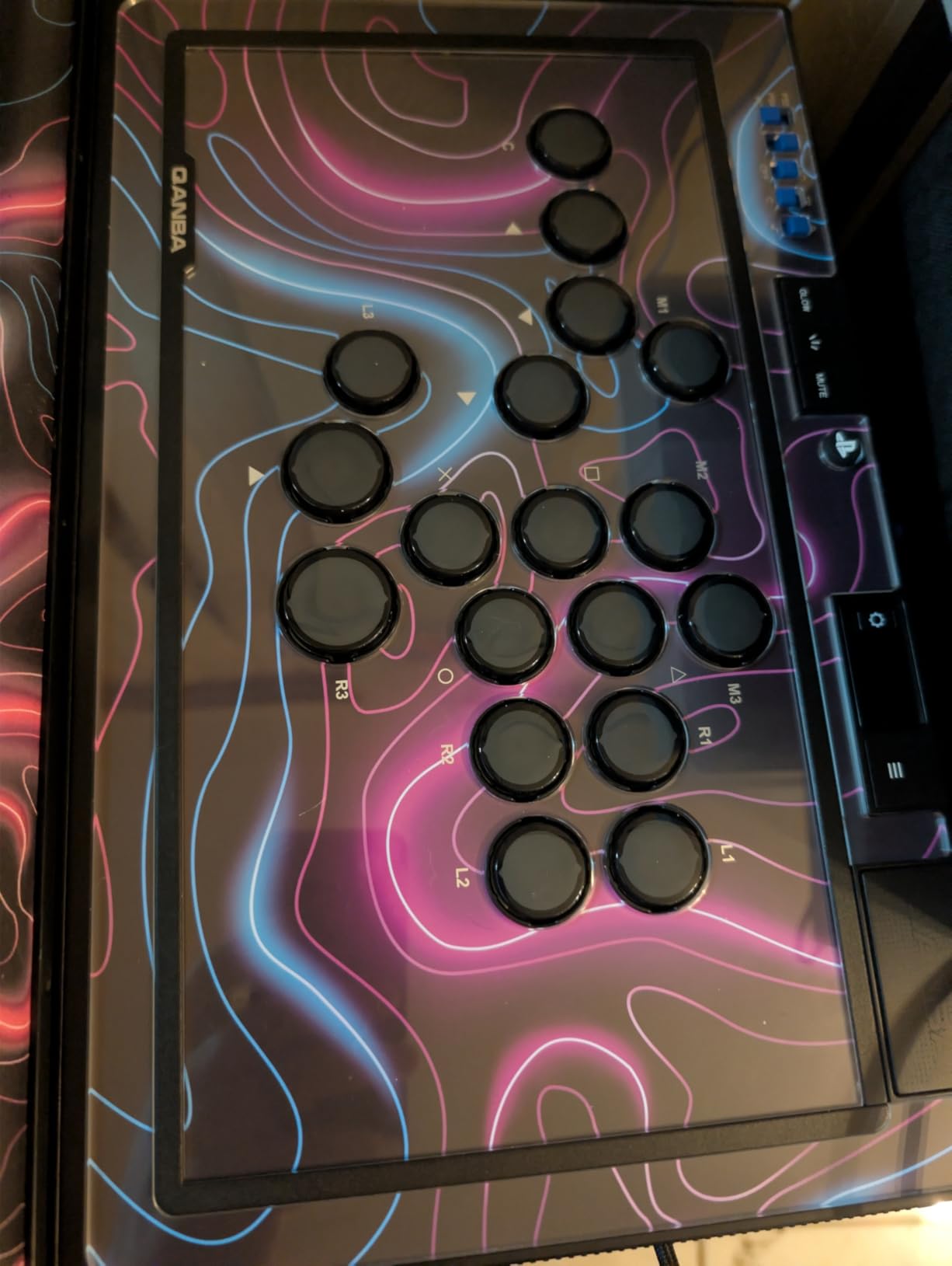 Qanba Sapphire S1 Leverless Arcade Controller Joystick for PlayStation 5 and PlayStation 4 and PC (Fighting Stick) Officially Licensed Sony Product, Detachable Joystick, Tournament Grade for Fighting Games customer photo 2