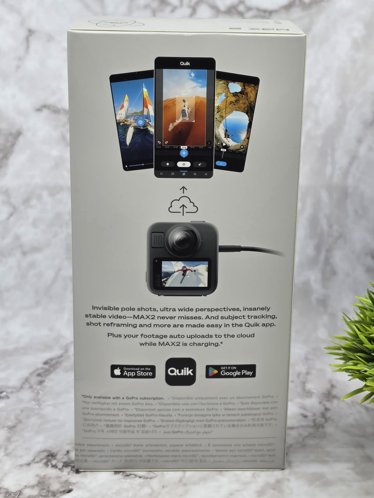 MAX2 - Waterproof 360 + Traditional Action Camera with Touch Screen, Spherical 8K Video, 29MP 360 Photos, Easy Replaceable Lenses, HyperSmooth Stabilization, 6 Microphones customer photo 2
