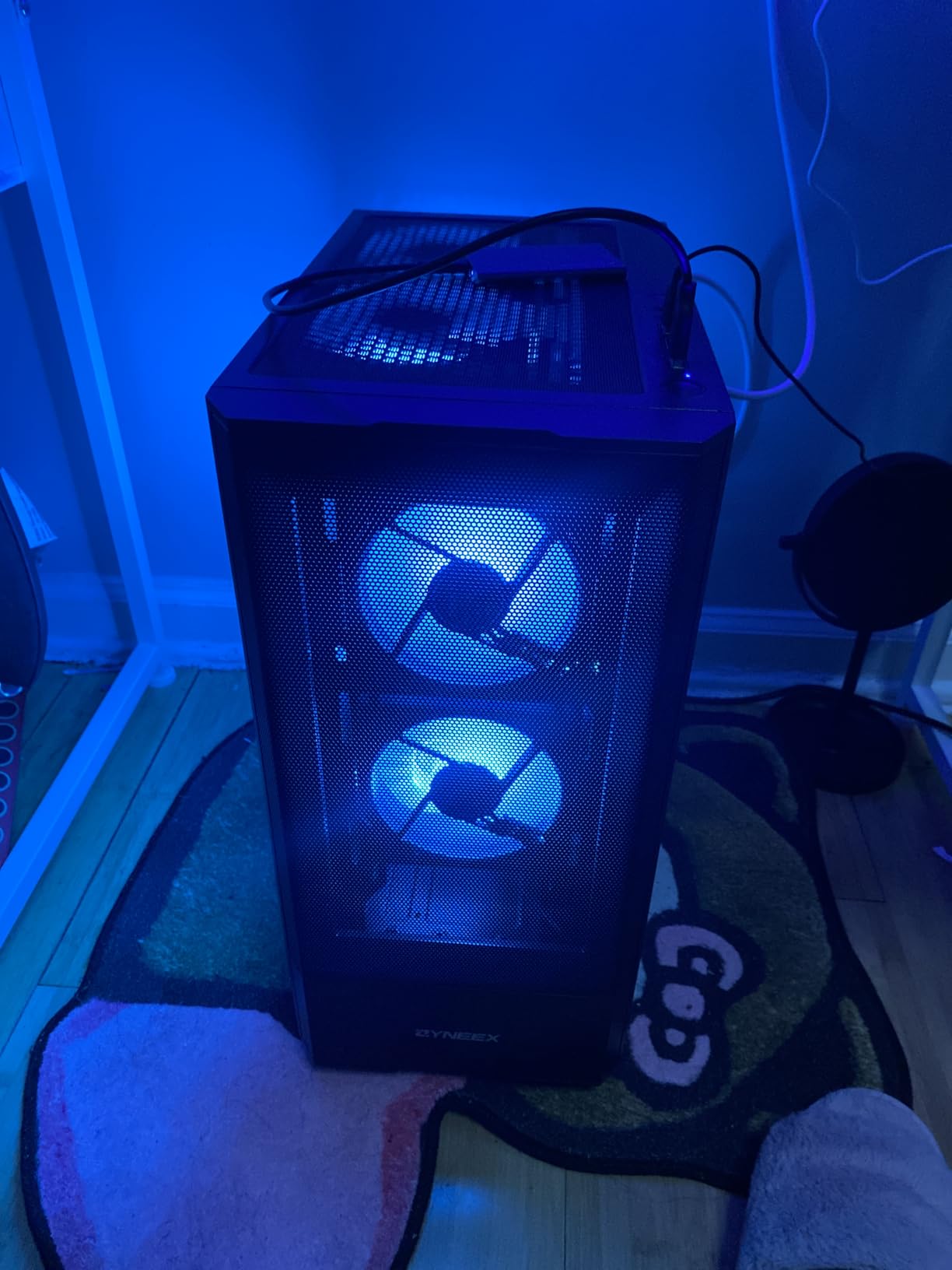 Prebuilt Gaming Desktop PC, AMD Ryzen 5 5500, GeForce RTX 3050 6GB, 16GB DDR4 3200MHz RAM, 1TB NVMe SSD, ARGB Air Cooling, Wi-Fi, Tower Computer for Gaming, Streaming, Editing customer photo 2