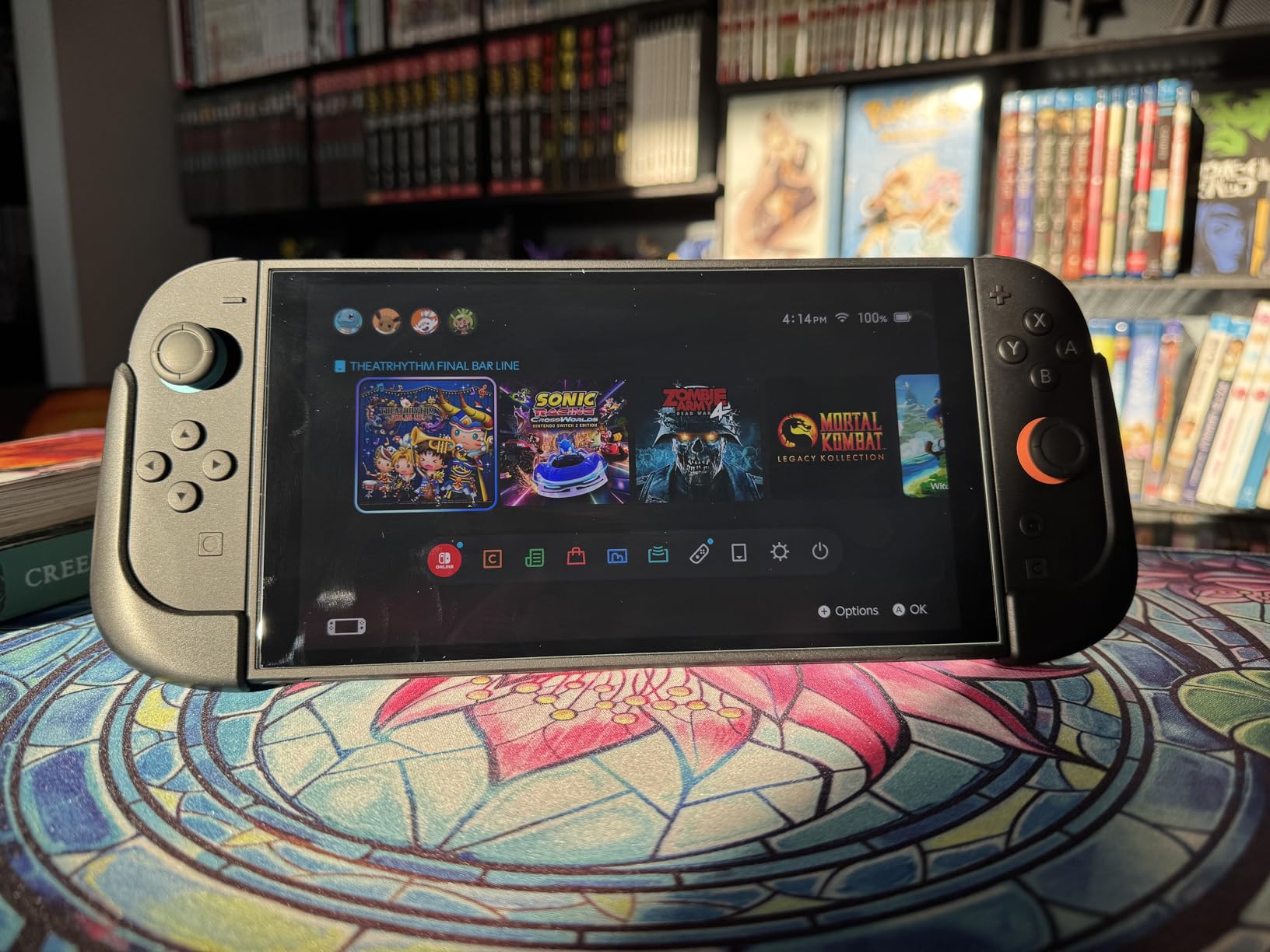MystiForge Split Grips for Nintendo Switch 2 Joycon 2 - Ergonomic, Anti-Slip TPU, Quick Release & Lightweight (Black) customer photo 2