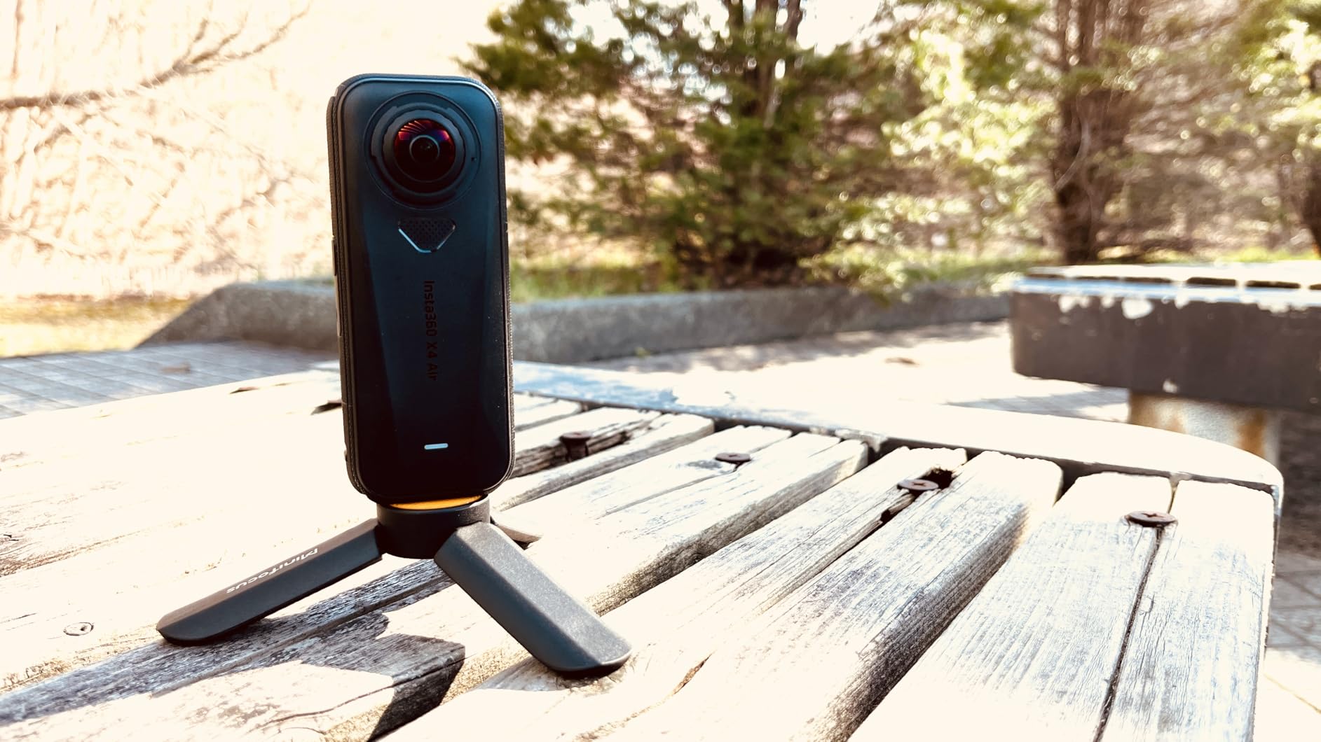 Insta360 X4 Air - Lightweight 165g 8K 360 Camera, Invisible Selfie Stick Effect, Replaceable Lenses, Shoot First & Frame Later, Built-in Wind Guard, FlowState Stabilization, AI-Powered App customer photo 2